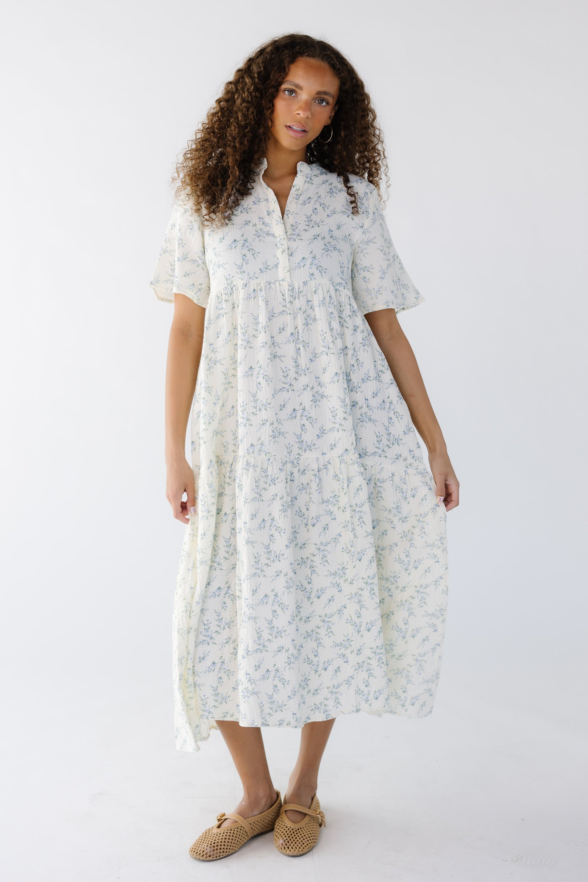 Brass & Roe Pondering Gauze Dress WOMEN'S DRESS brass & roe 