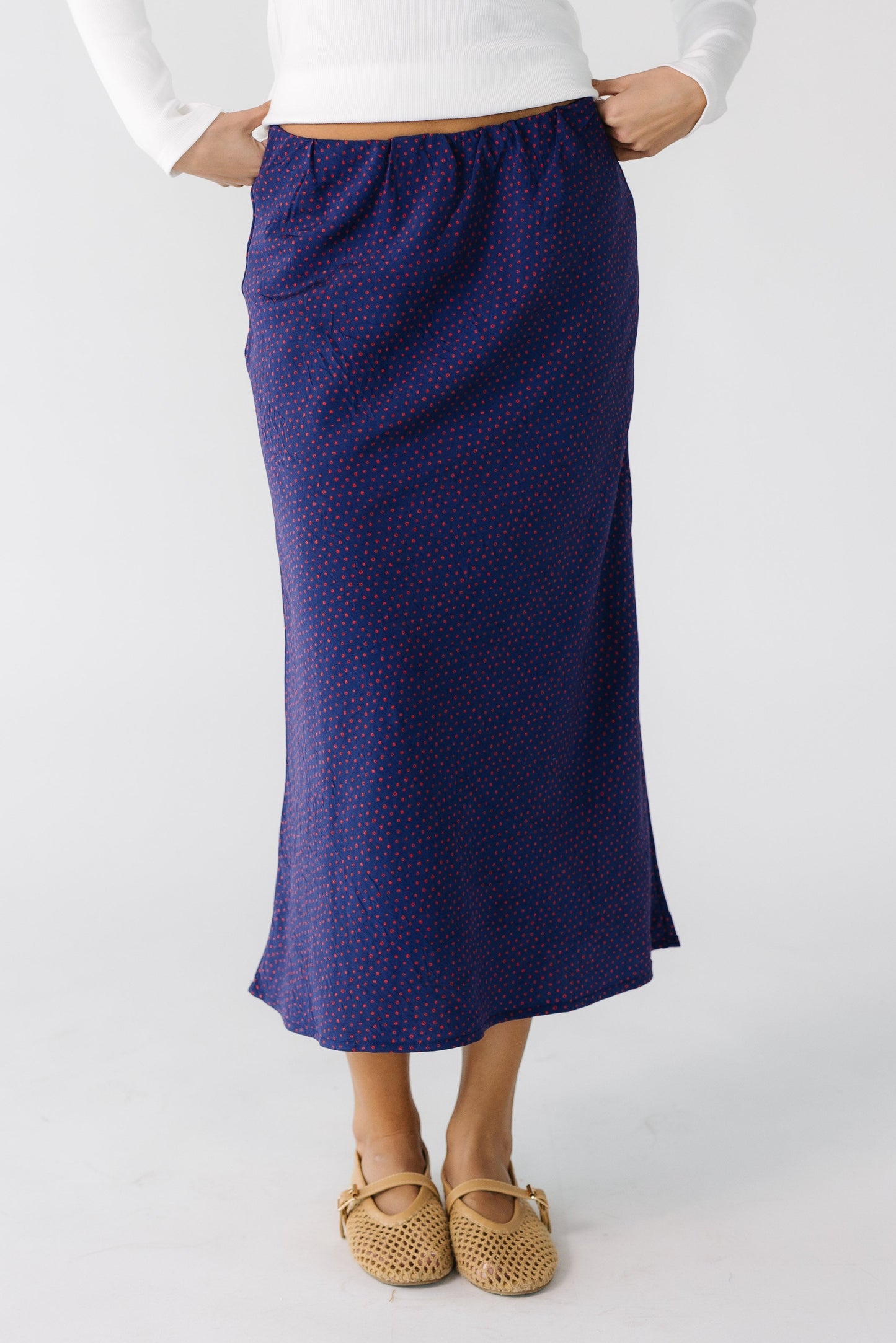 Brass & Roe Ellie Print Skirt - Purple  for women and teens.