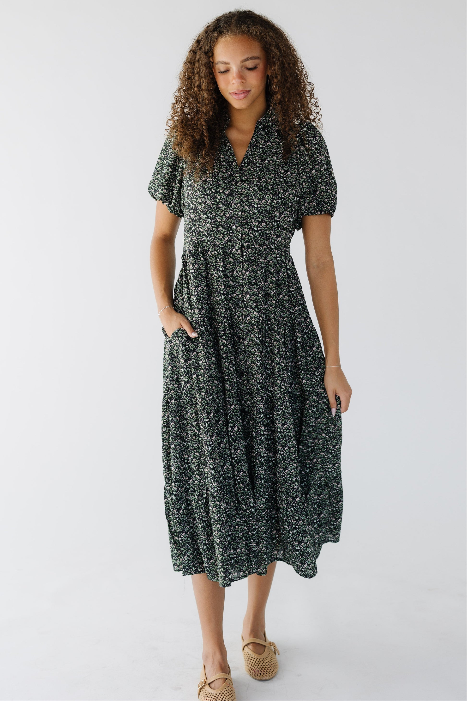 Modest Brass & Roe Diane Collar Dress – Called to Surf
