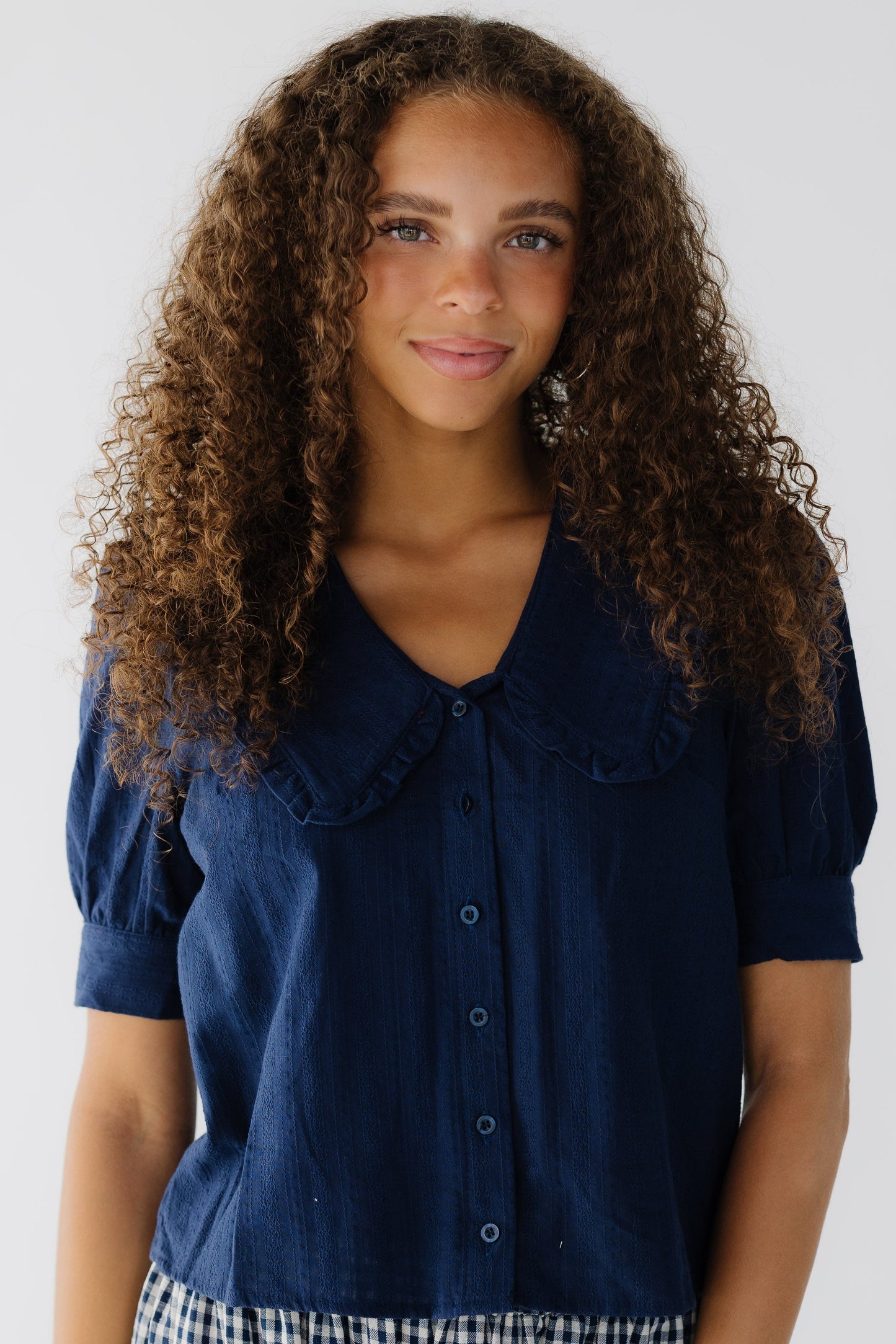 Brass & Roe Roe Collar Blouse WOMEN'S TOP brass & roe 