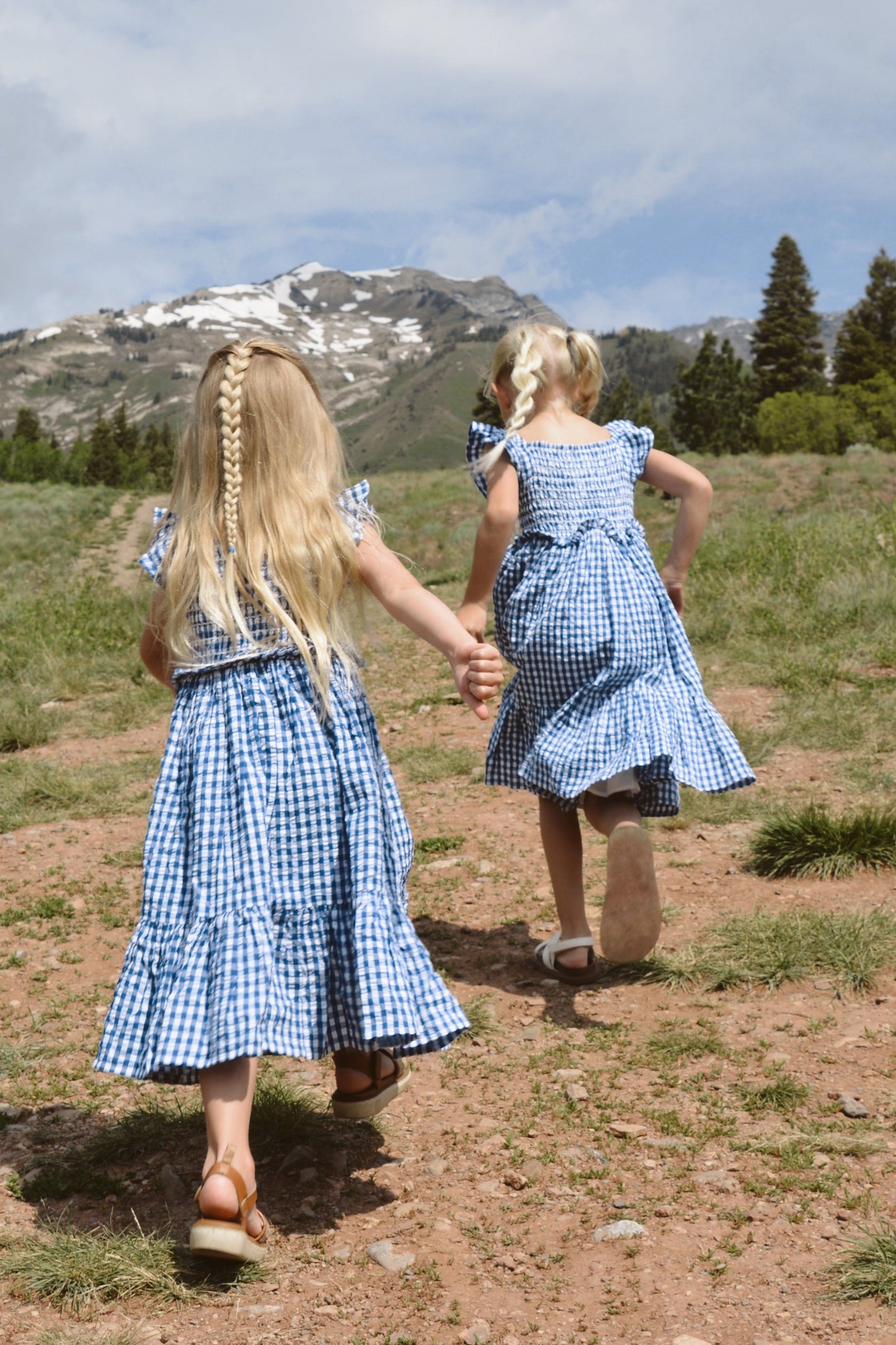 Citrus Tali Gingham Girl's Dress GIRL'S DRESS Citrus 