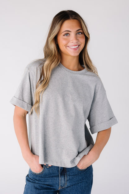 The Carter Top WOMEN'S TOP Mod Ref H.Grey S 