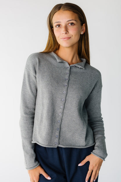 The Marlo Cardigan in grey for women and teens