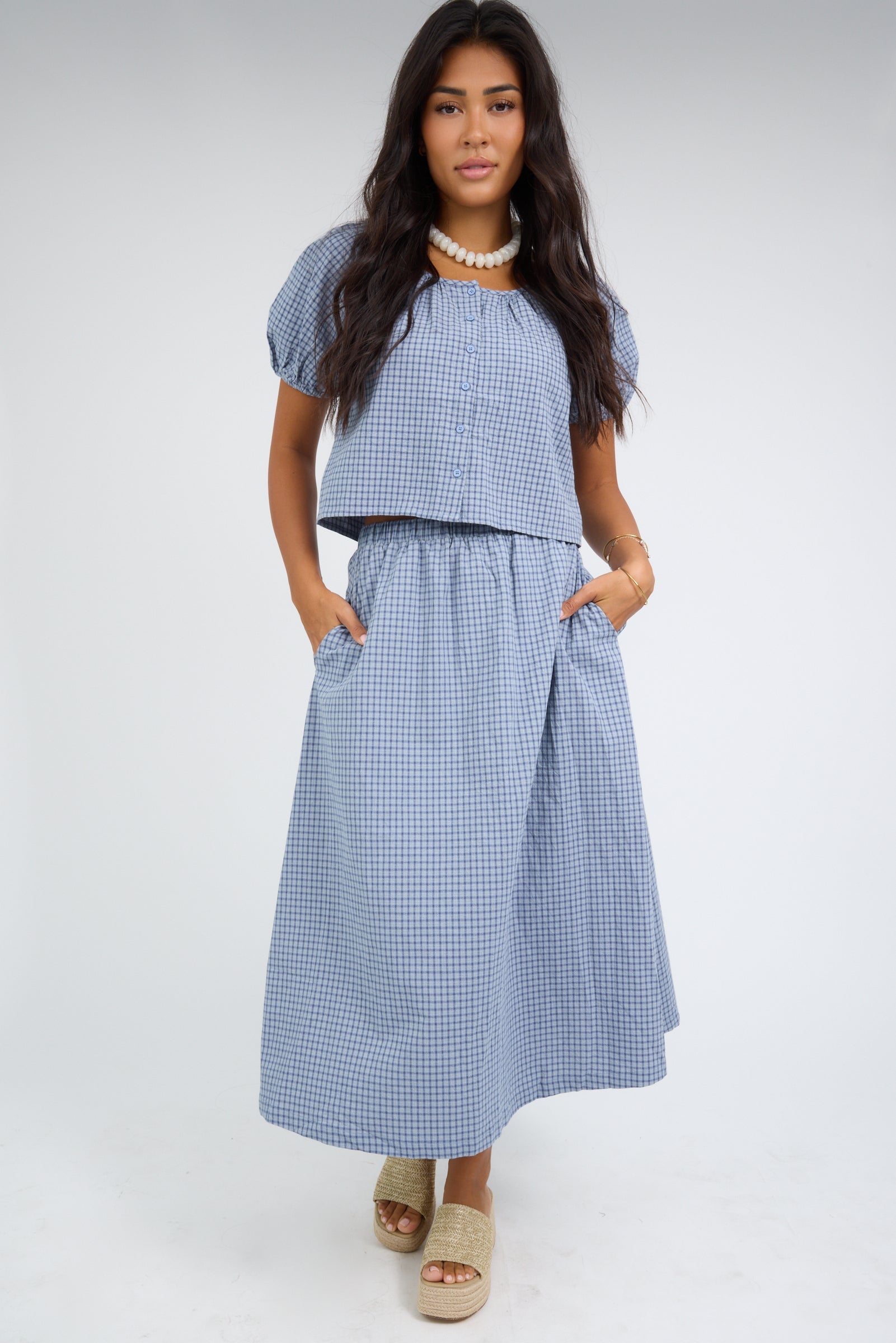 The Send Off Skirt Set Women's Set Wishlist M.Blue/Navy S 