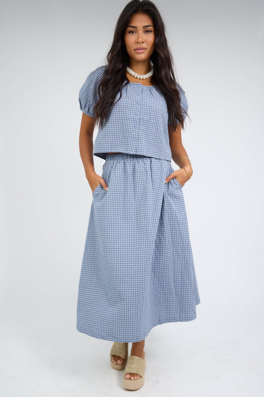 The Send Off Skirt Set Women's Set Wishlist M.Blue/Navy S 