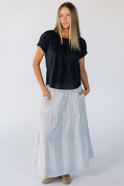 Citrus The Shae Skirt in Brown Yarn Dye  for women and teens.