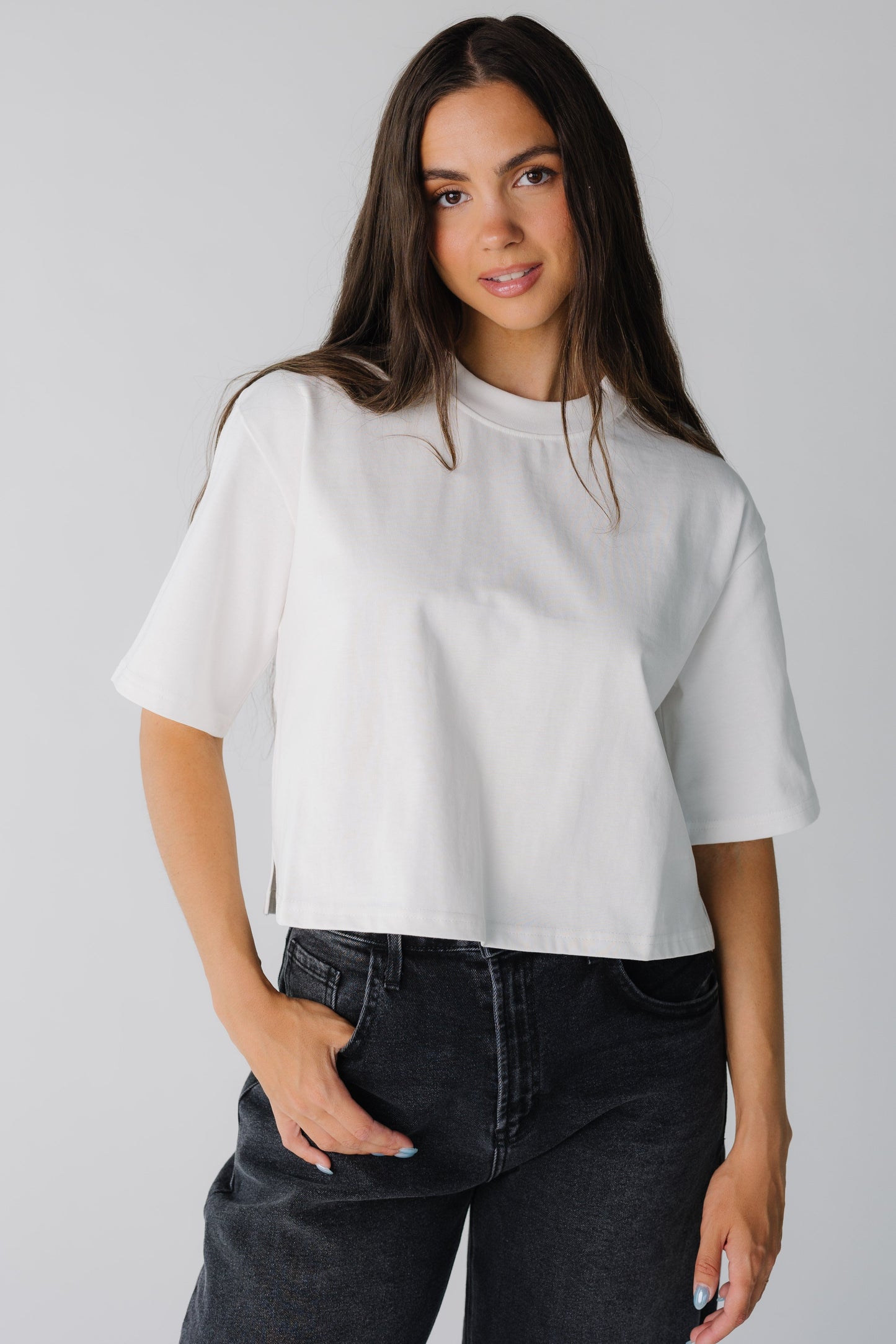 The Daphne Top for women in white
