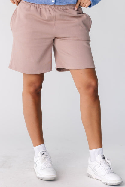 The Sprinter Shorts for women and teens in taupe
