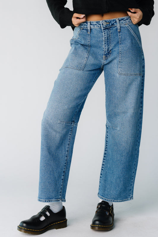 The Utility Barrel Jeans WOMEN'S DENIM Just Panmaco Inc. Med Denim 24 