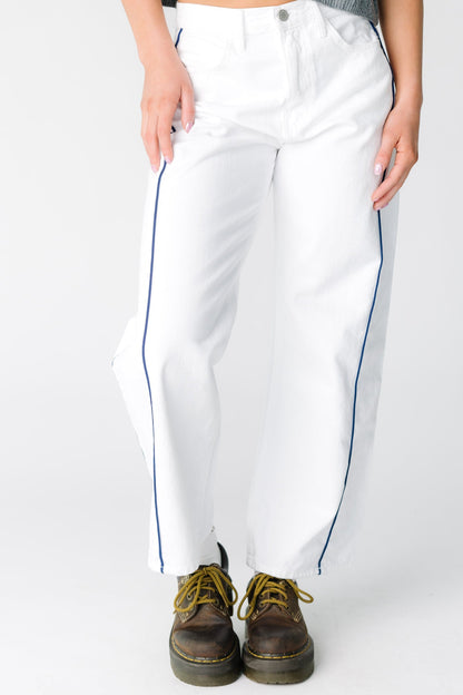 White Barrel Jean WOMEN'S DENIM Just Panmaco Inc. 