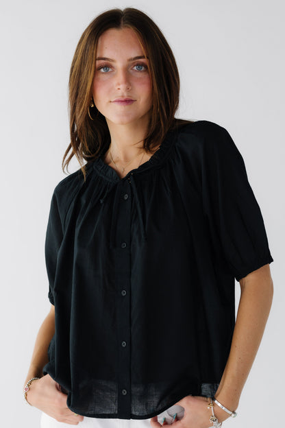 Citrus Carli Top in black for women and teenage girls.
