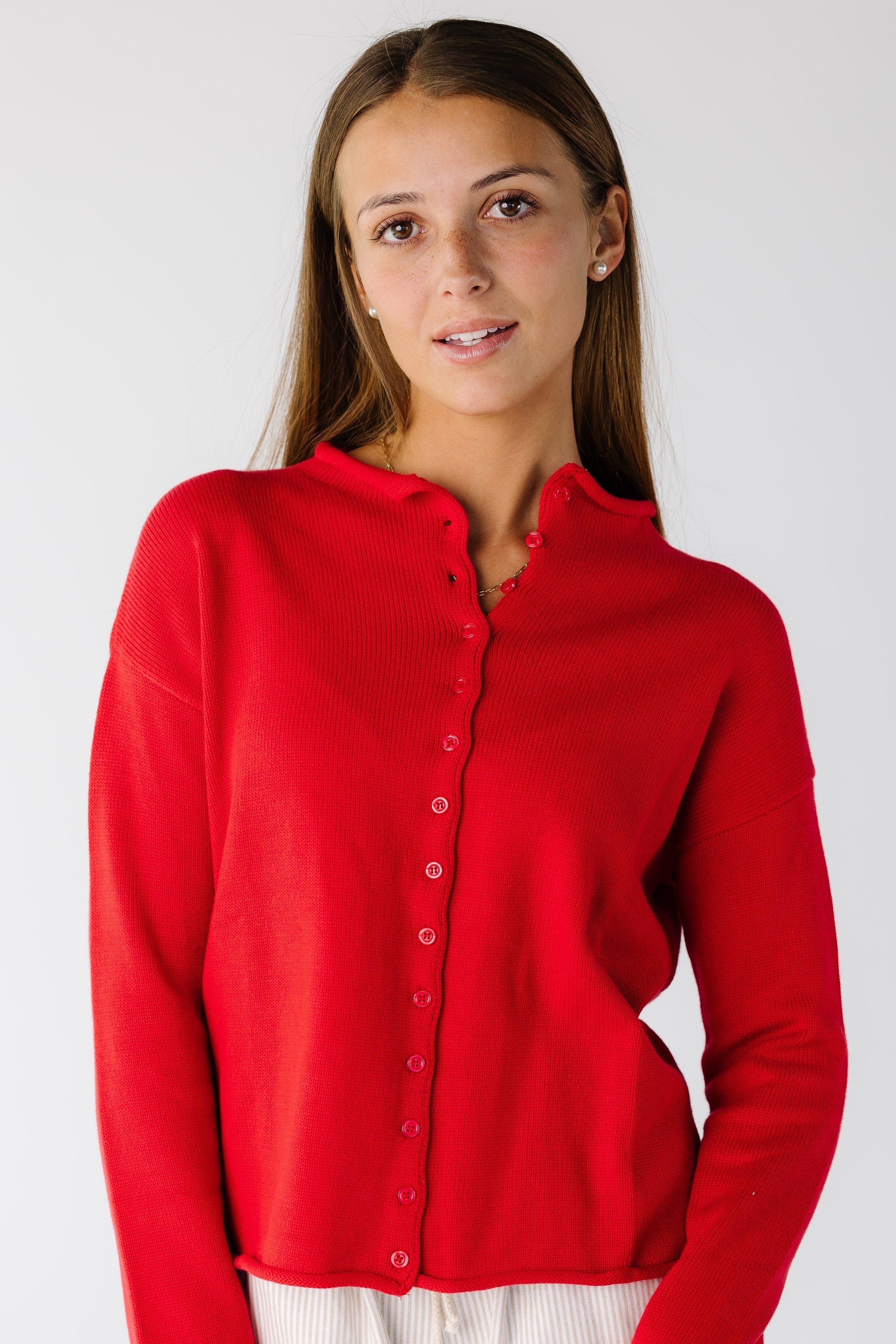 トップス OVY Super Comeback Crew Neck Cardigan CH670_NA6157