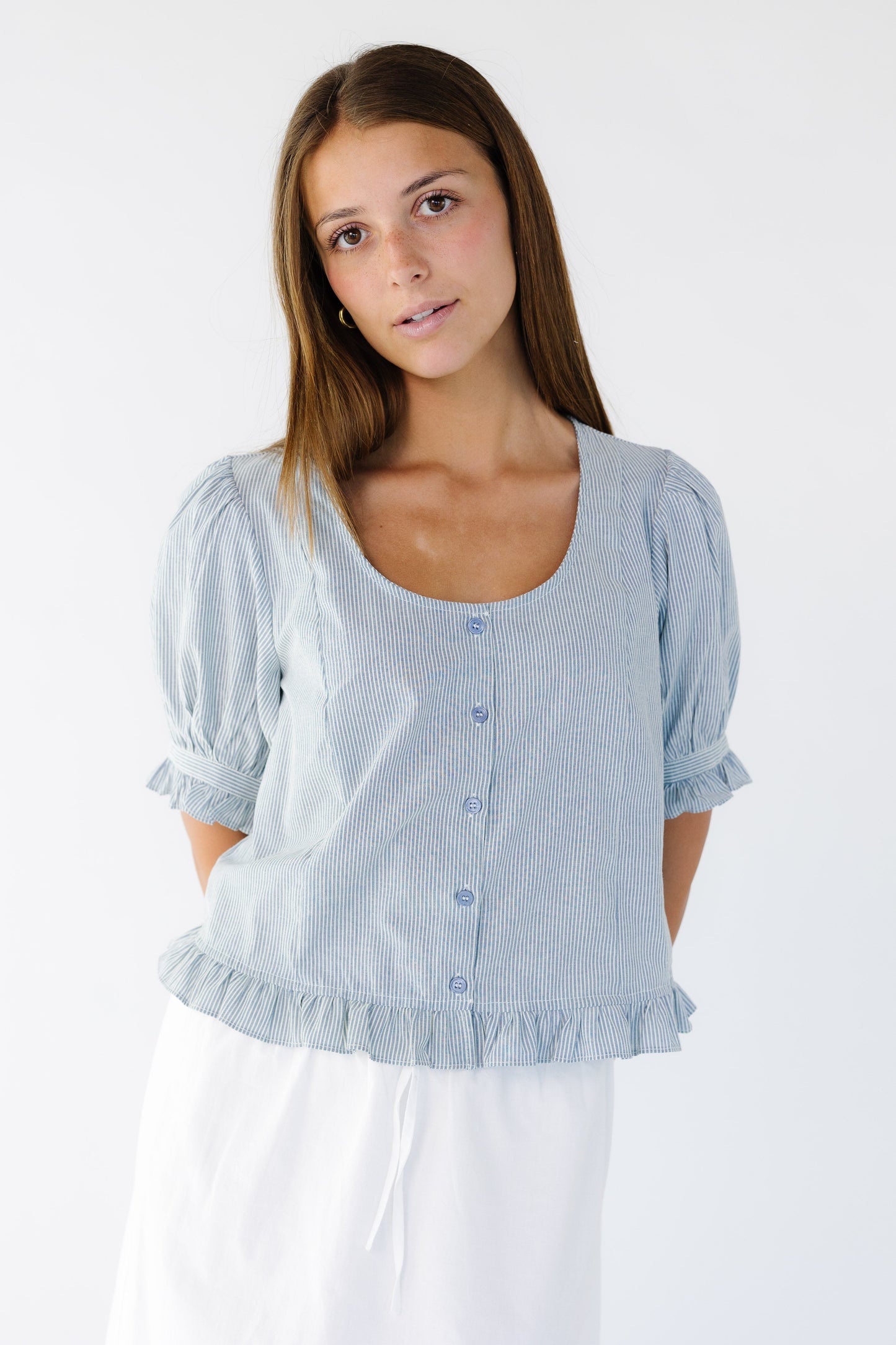 Serina Stripe Top WOMEN'S TOP Things Between 