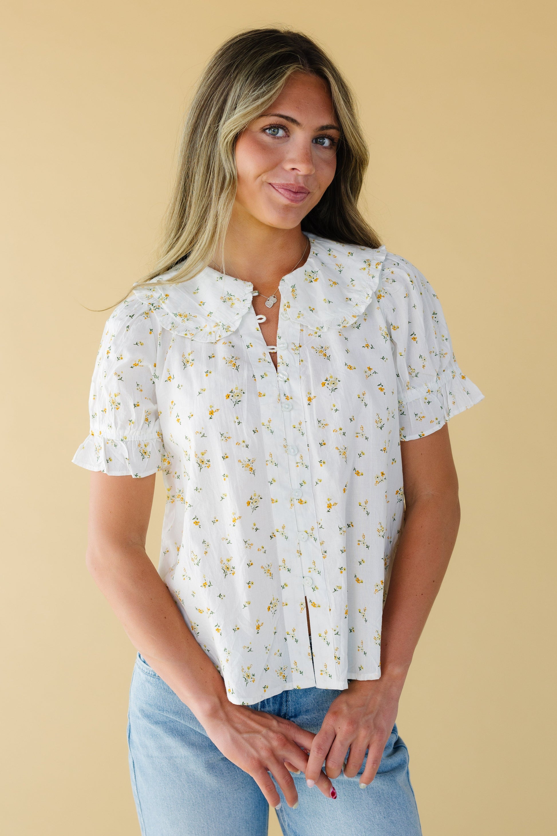 Citrus The Ellie Collar Blouse WOMEN'S TOP Citrus 