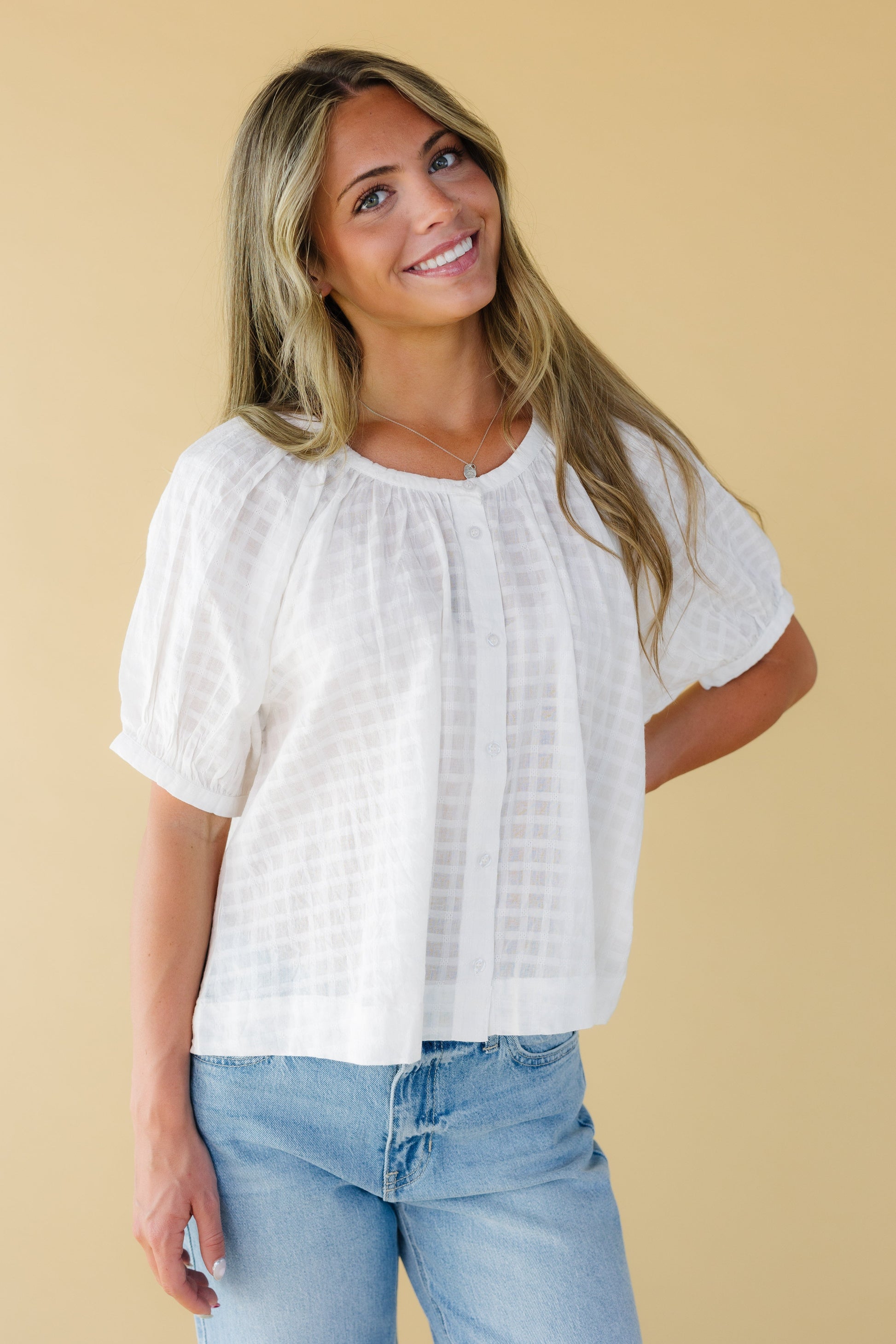 Citrus Southtown Button Top WOMEN'S TOP Citrus 