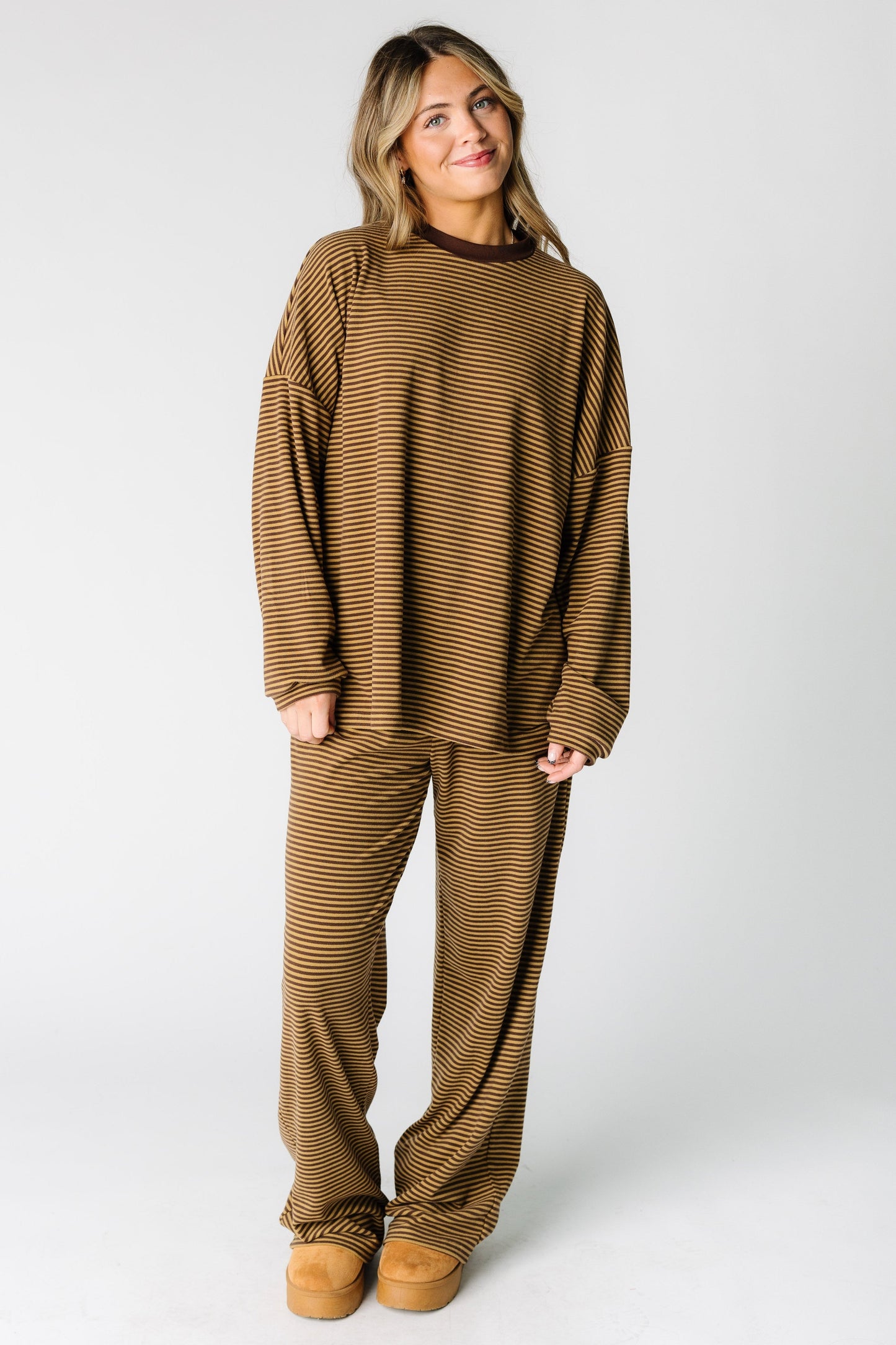 Cutie Everyday Stripe Set Women's Set brass & roe 