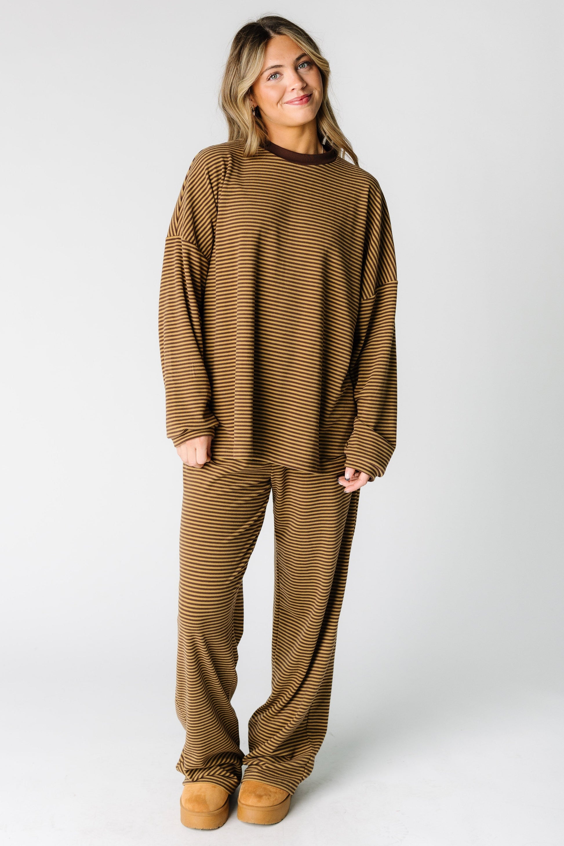 Cutie Everyday Stripe Set Women's Set brass & roe 