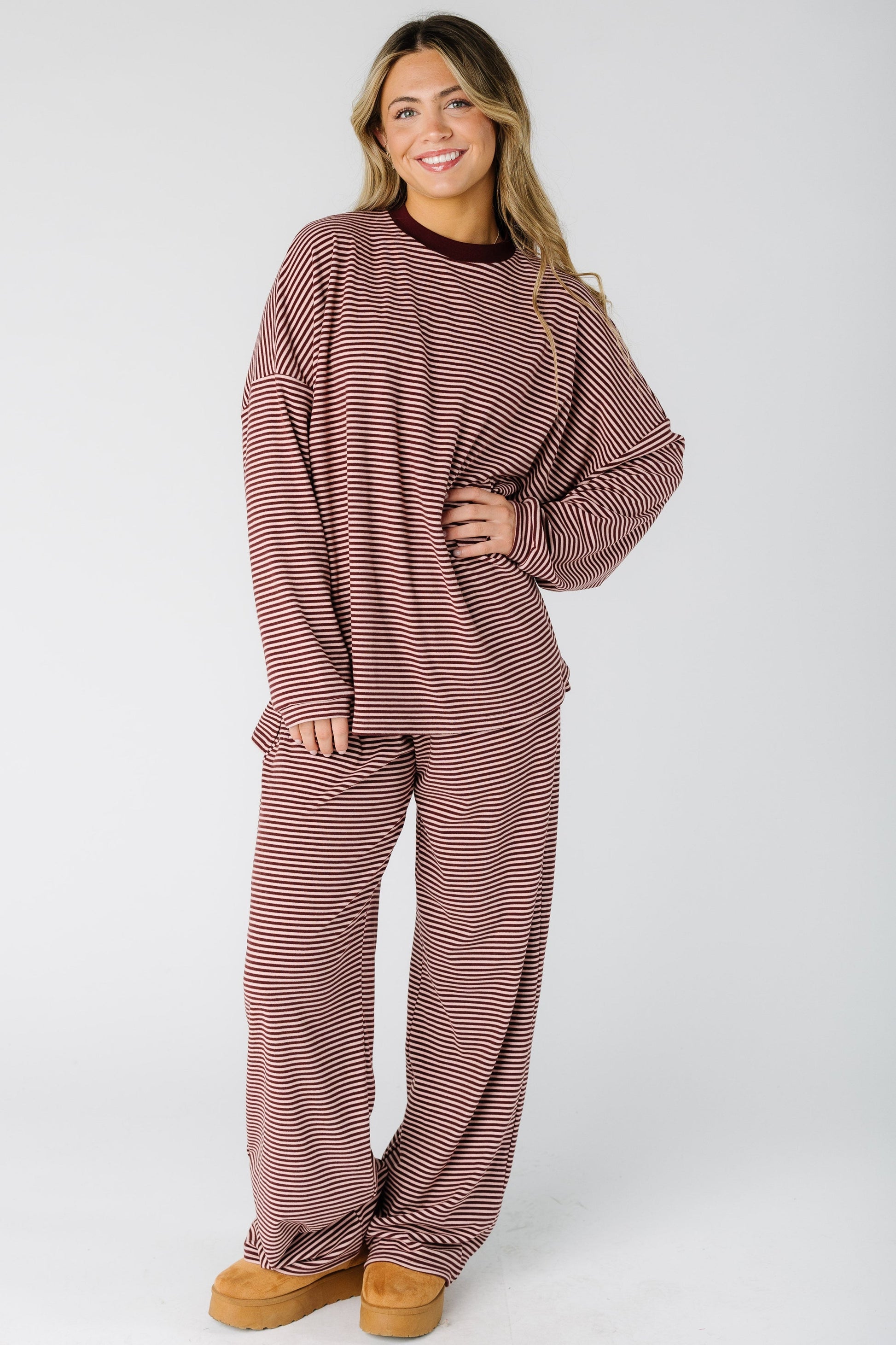 Cutie Everyday Stripe Set Women's Set brass & roe 