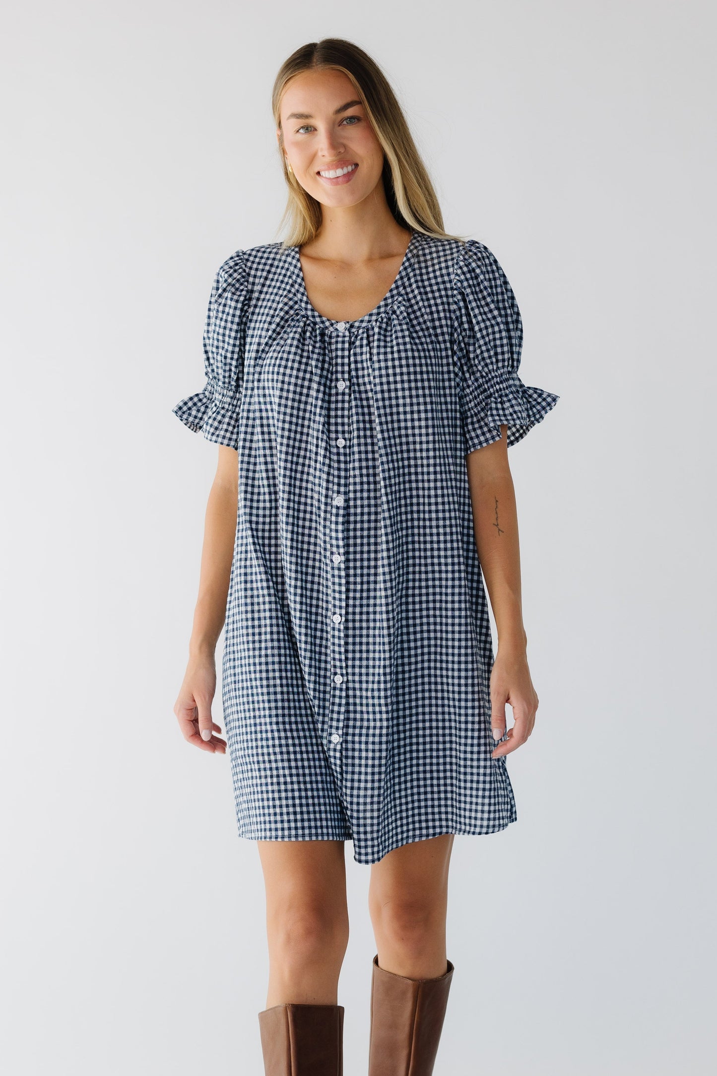 Modest Life of The Party Gingham Dress – Called to Surf