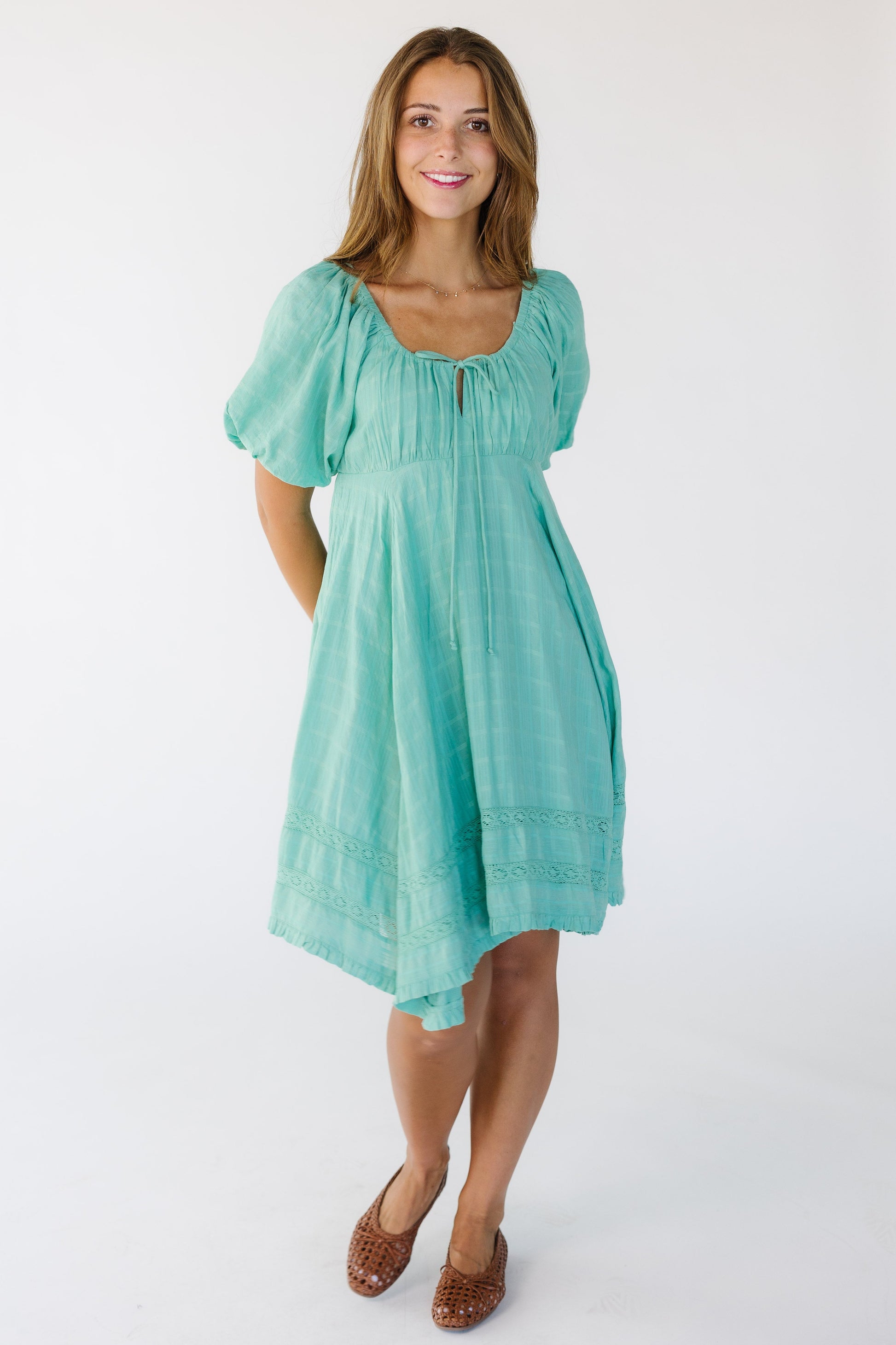 Citrus Spring Lyon Knee Dress Blue / XL Citrus Spring Lyon Knee Dress Blue / XL