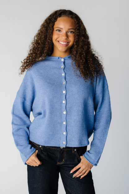 Aria Soft Cardigan WOMEN'S CARDIGAN Things Between Dusty Blue S 
