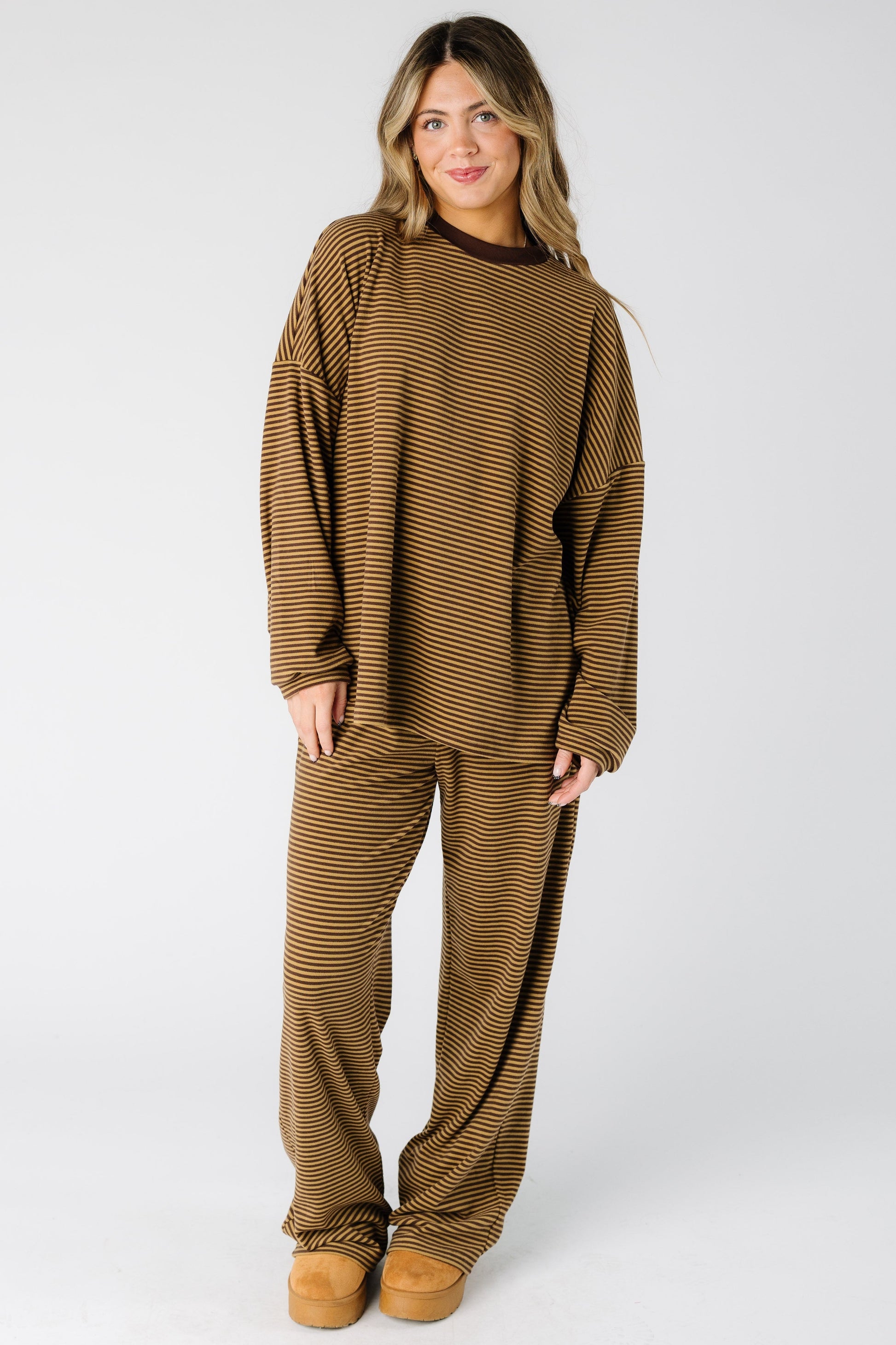 Cutie Everyday Stripe Set Women's Set brass & roe 