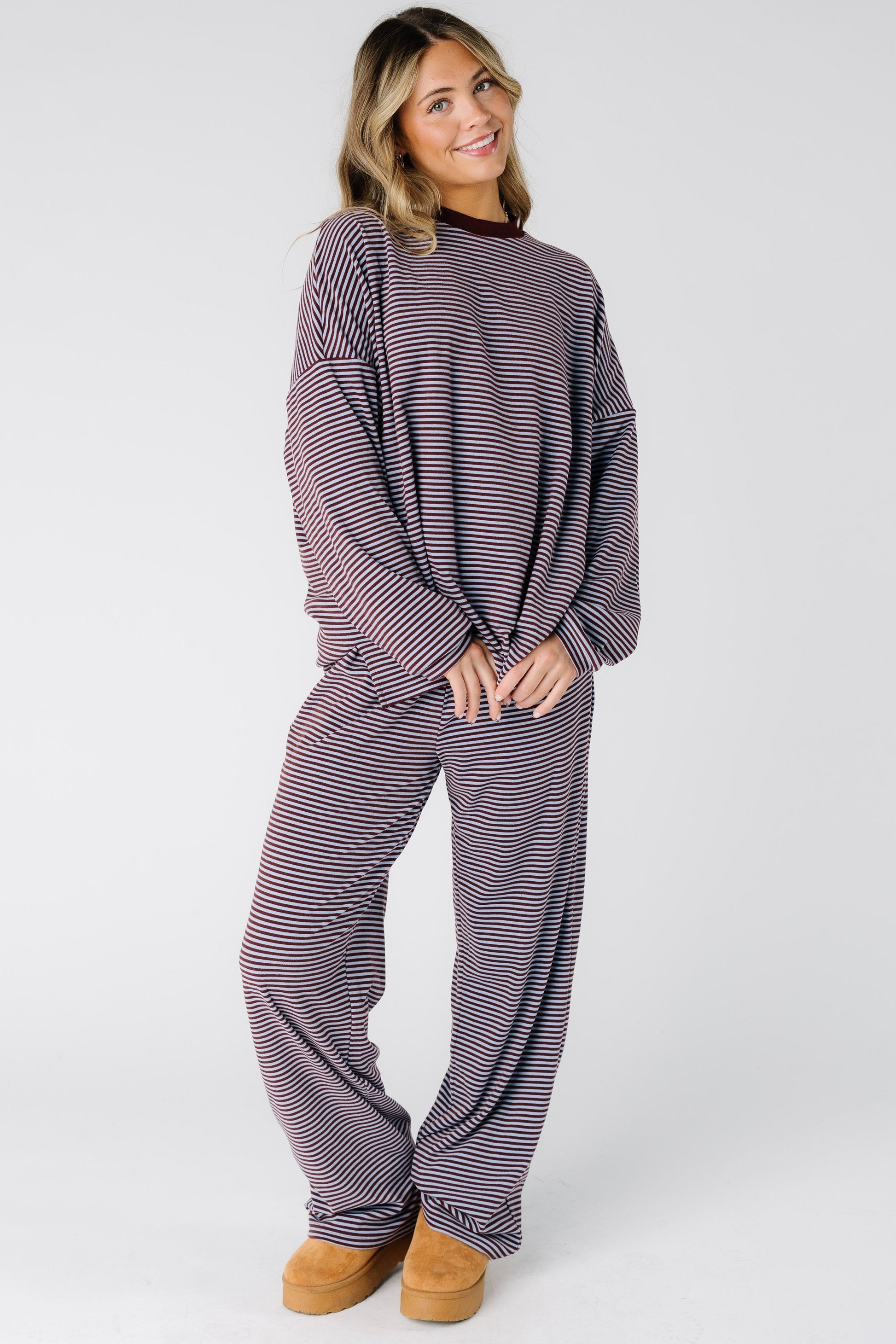 Cutie Everyday Stripe Set Women's Set brass & roe 