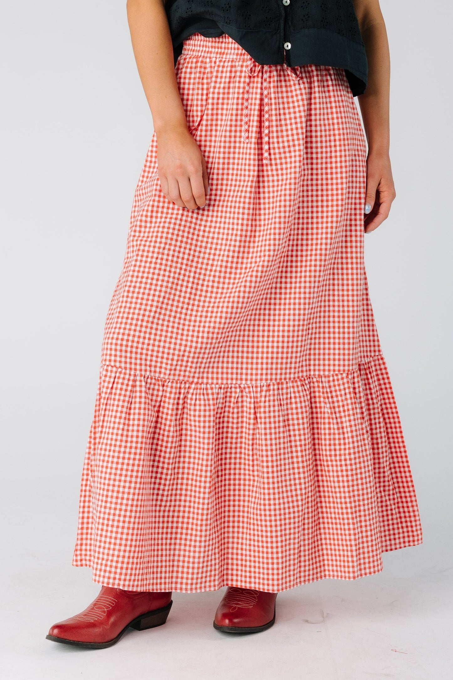 Bowen Gingham Skirt WOMEN'S SKIRTS Things Between 