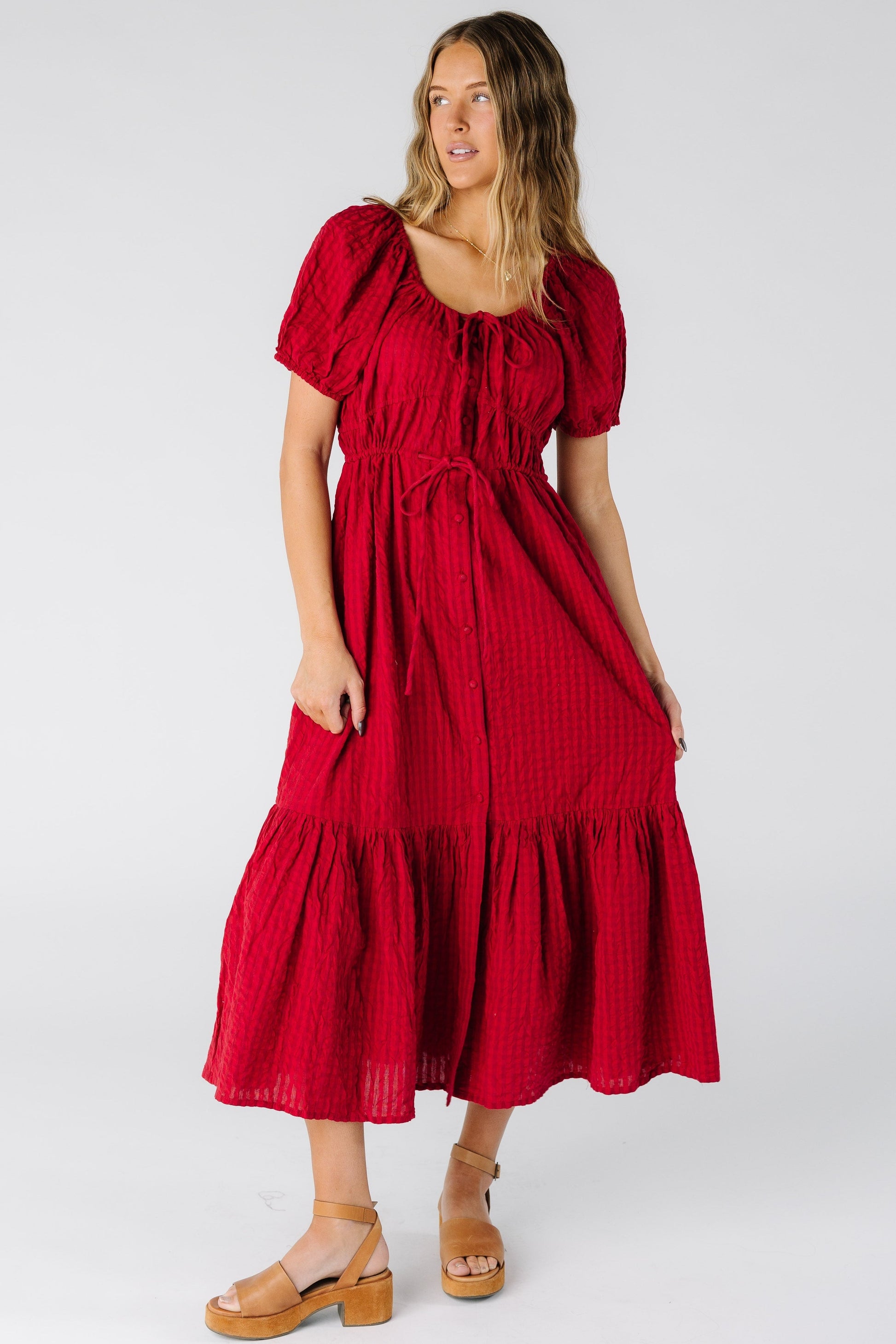 Citrus The Erika Dress WOMEN'S DRESS Citrus Red XXS 