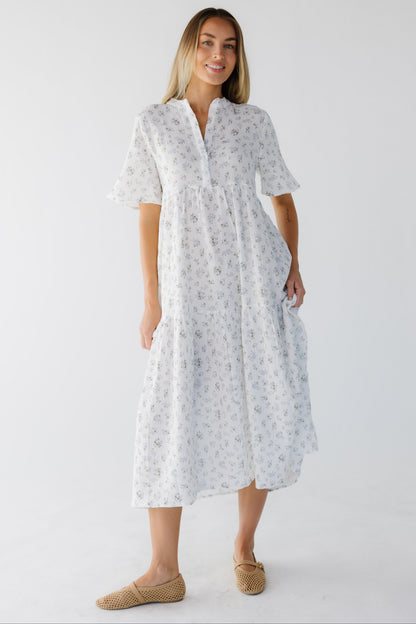 Brass & Roe Pondering Gauze Print Dress WOMEN'S DRESS brass & roe 