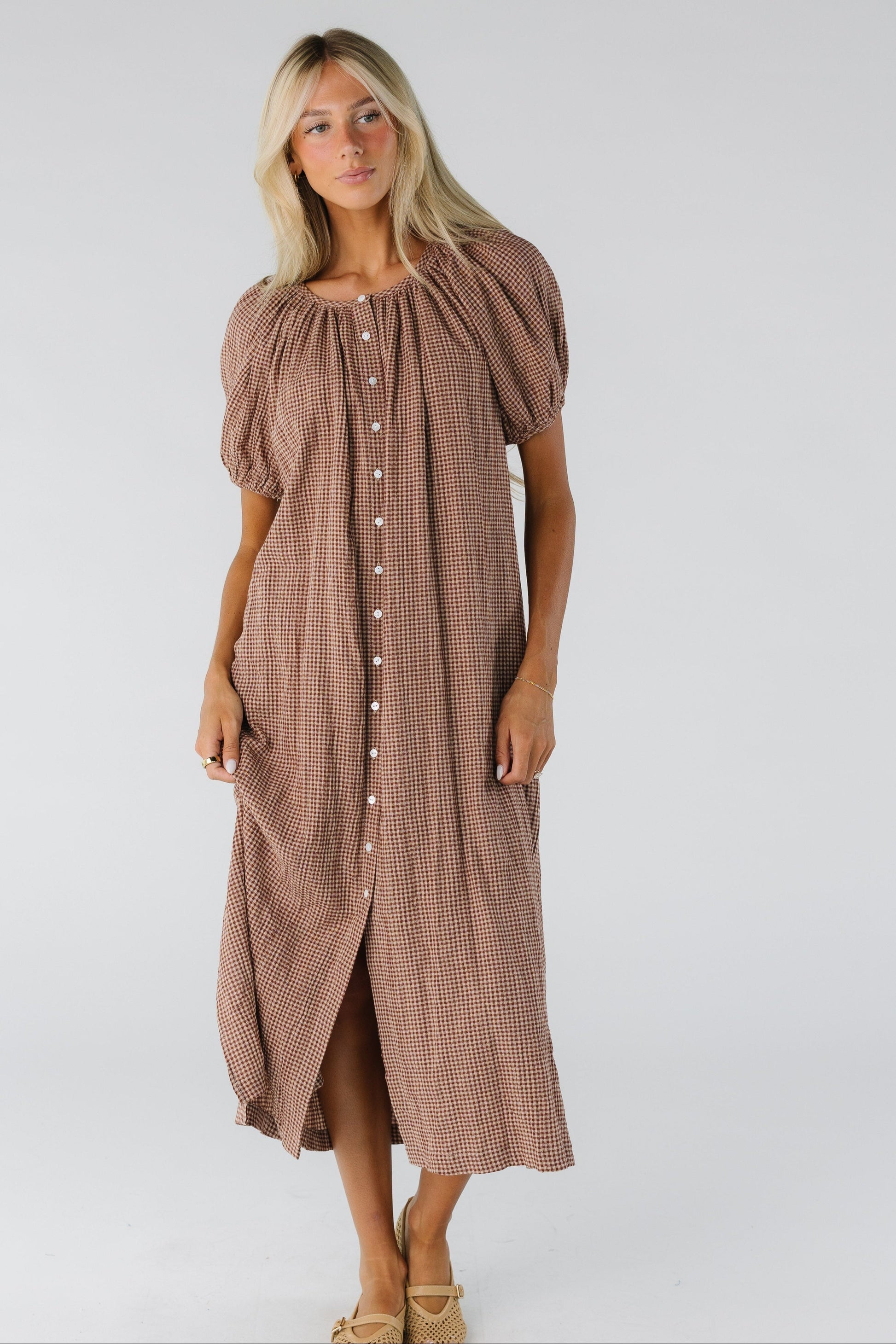 Brass & Roe Daybreak Button Down Dress WOMEN'S DRESS brass & roe 