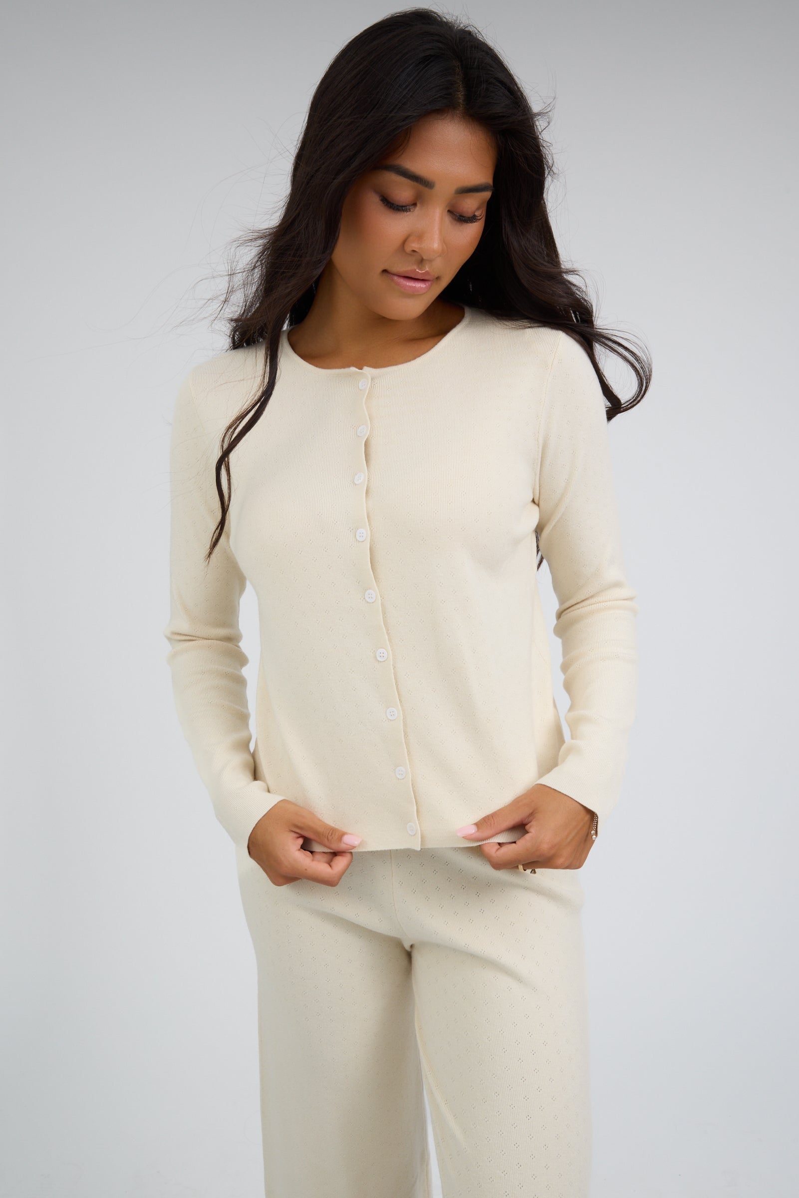Vanilla Sweater Set Sweater Set in off white for women and teenage girls.