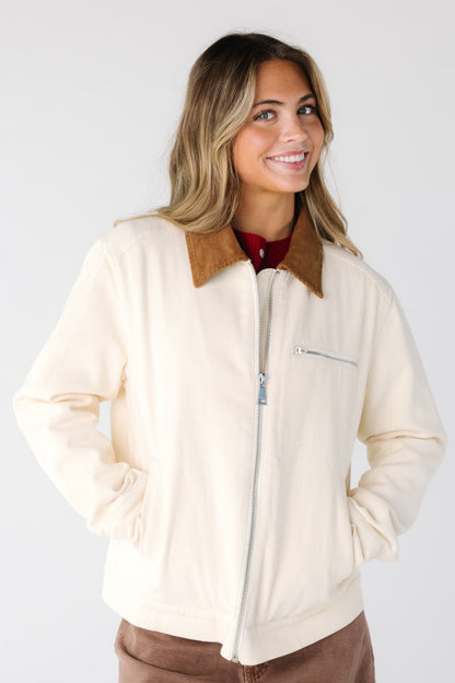 The Kline Jacket for women and teens in cream