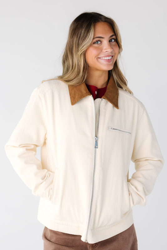 The Kline Jacket for women and teens in cream