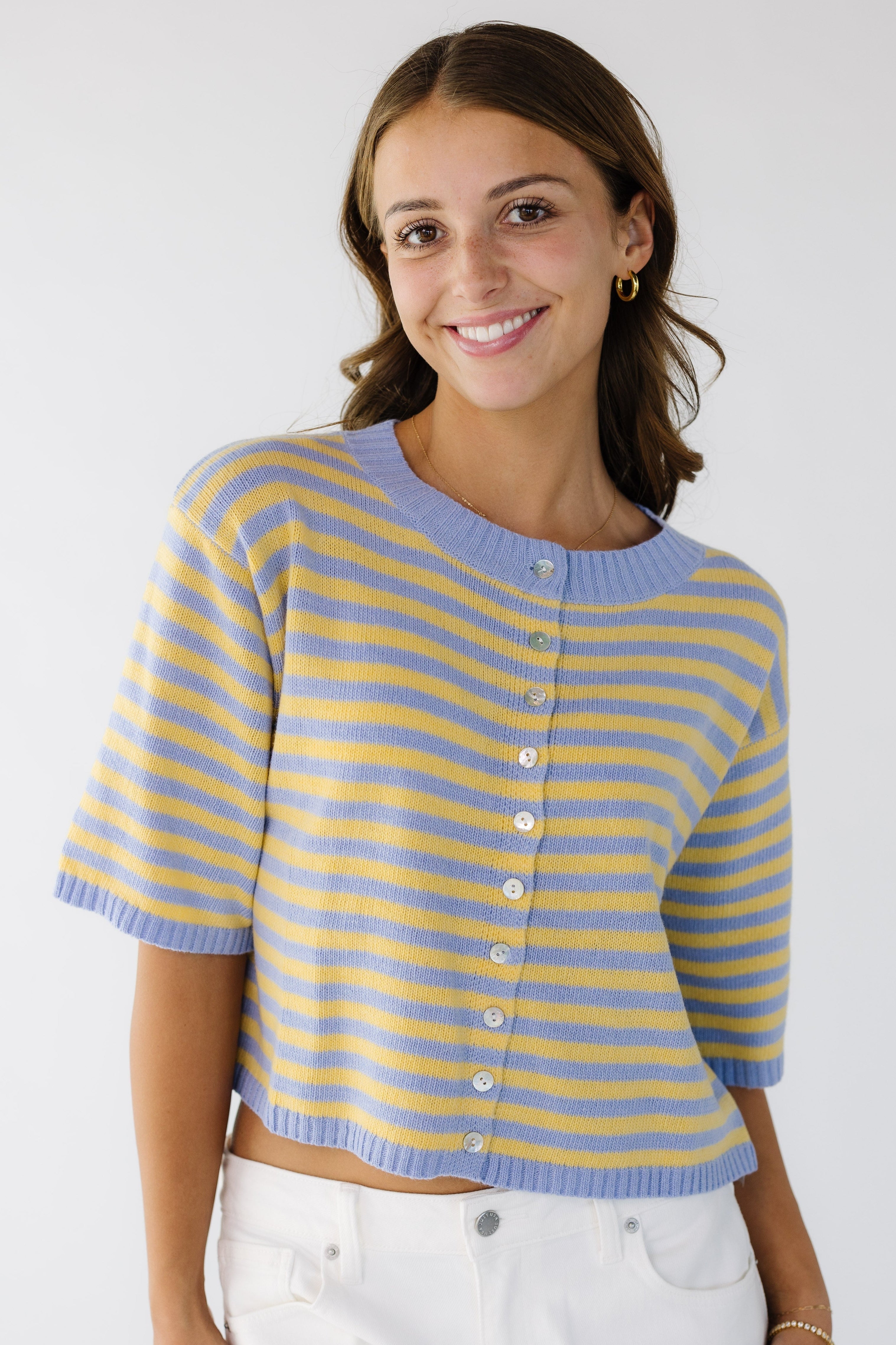 The Striped Delta Modest Cardigan – Called to Surf