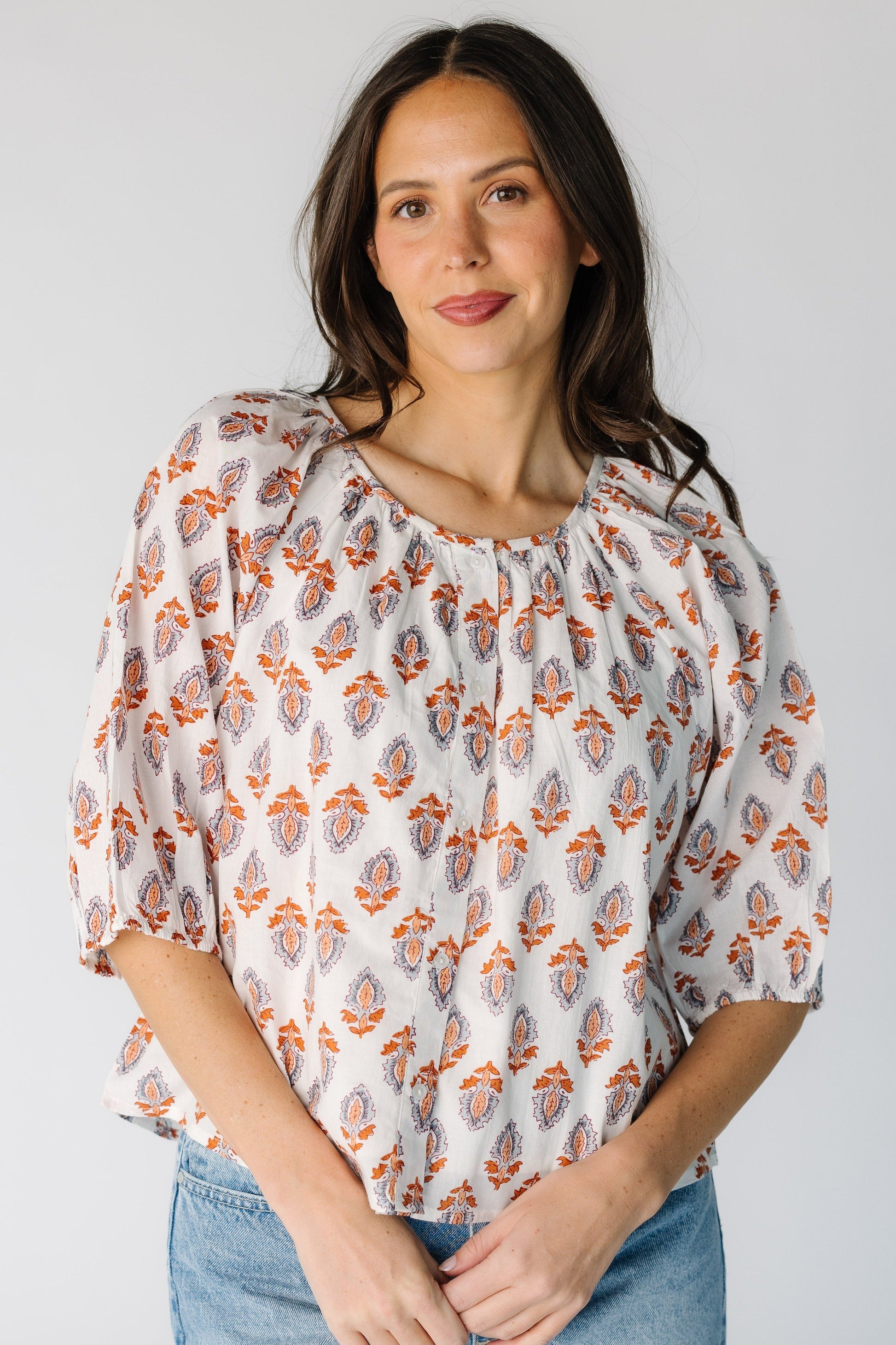 Citrus The Blooming Top- Prints WOMEN'S TOP Citrus 