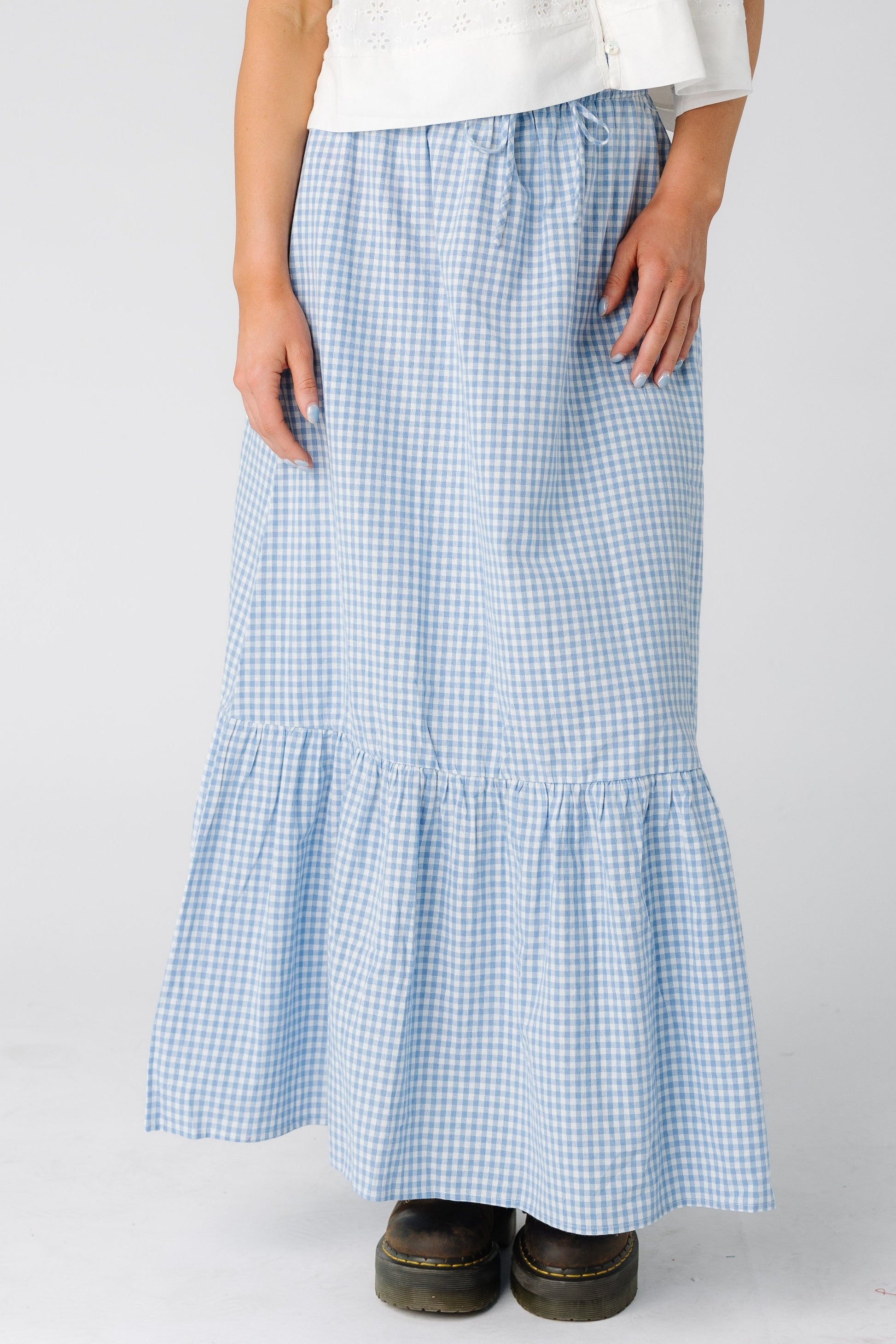 Bowen Gingham Skirt WOMEN'S SKIRTS Things Between 