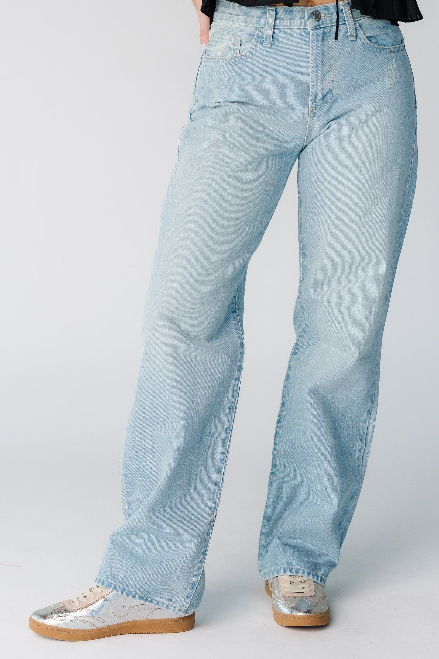 Helen Relaxed Straight Denim - Light Denim WOMEN'S DENIM Just Panmaco Inc. Light Denim 24 