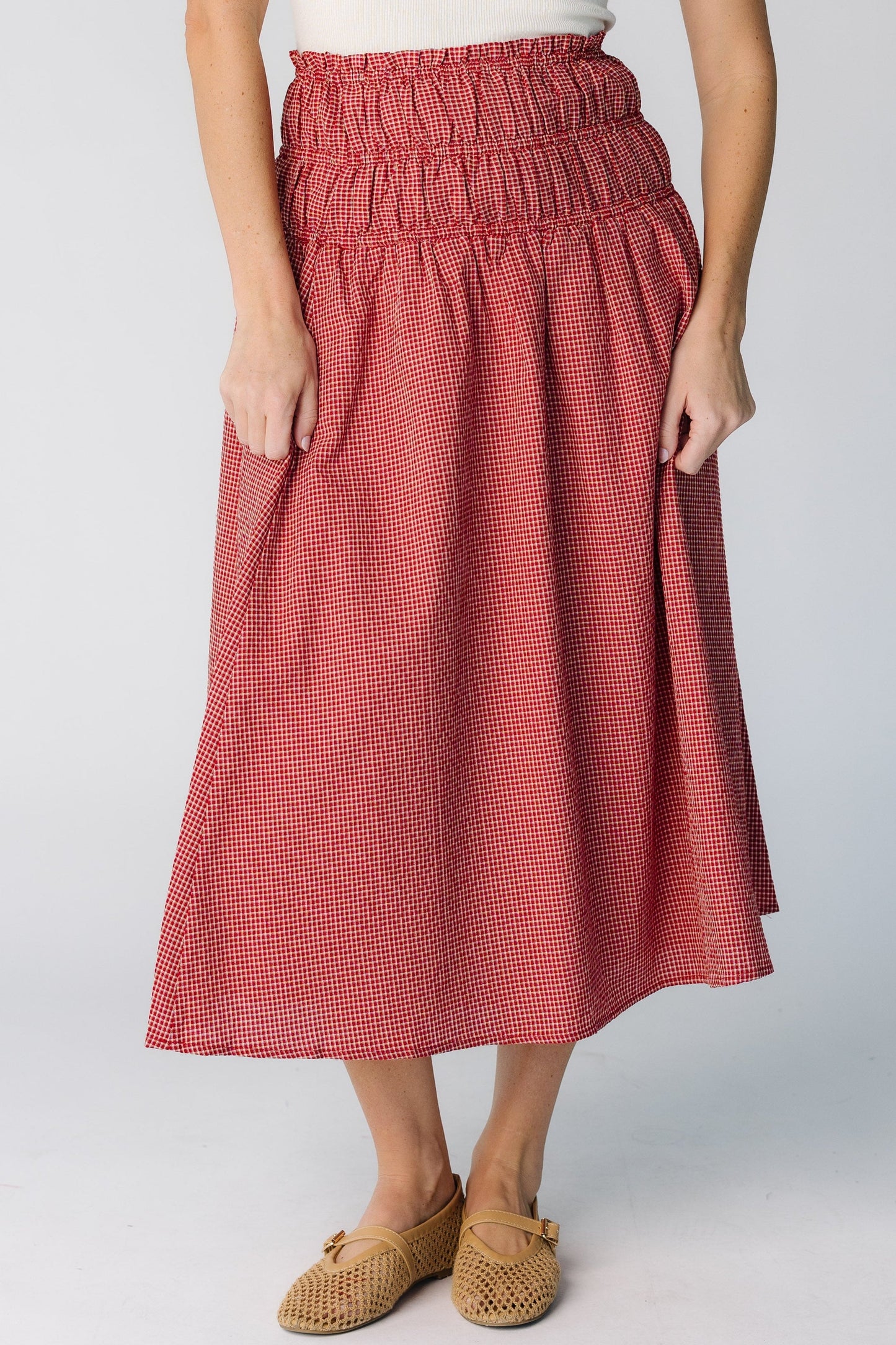 The Jessie Skirt WOMEN'S SKIRTS Mod Ref Red S 