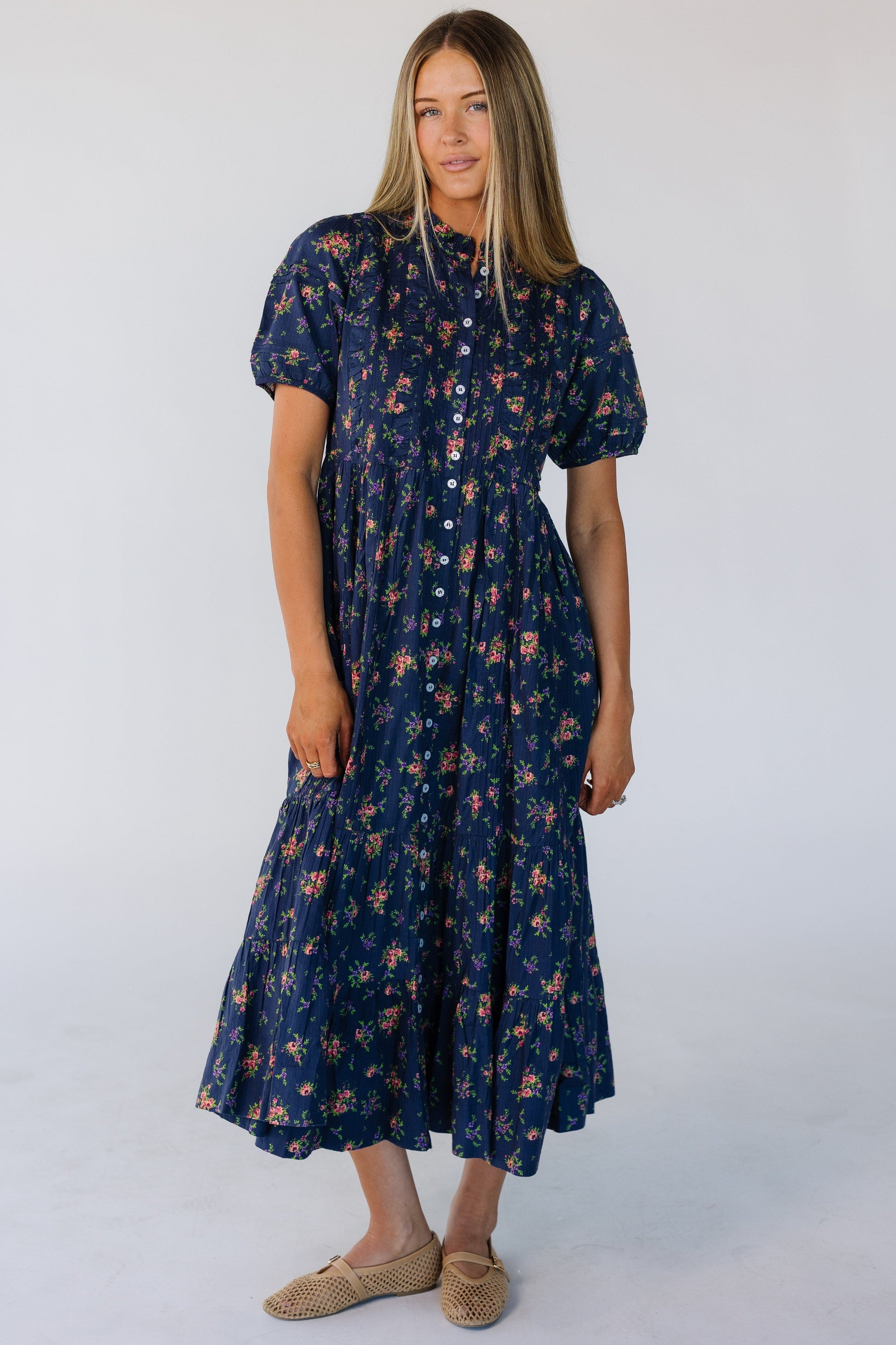 Citrus Flower Fields Spring Dress WOMEN'S DRESS Citrus 