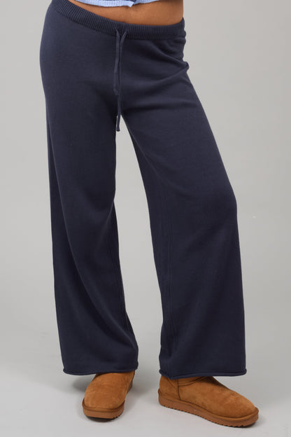 Victory Knit Pants in navy for women and teen girls.