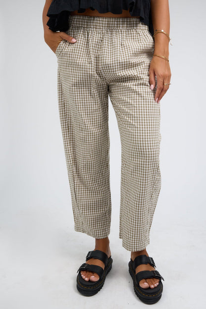Travel With Me Pants WOMEN'S PANTS Twentifourth Olive/White S 
