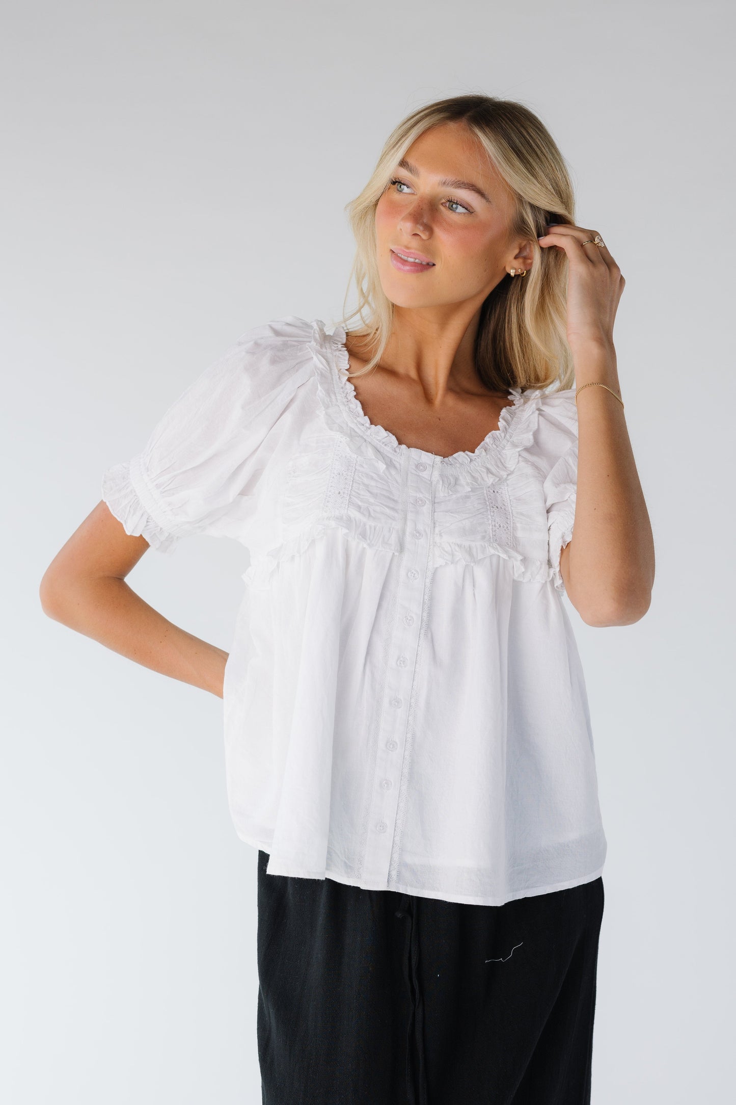 Citrus York Button Top WOMEN'S TOP Citrus 