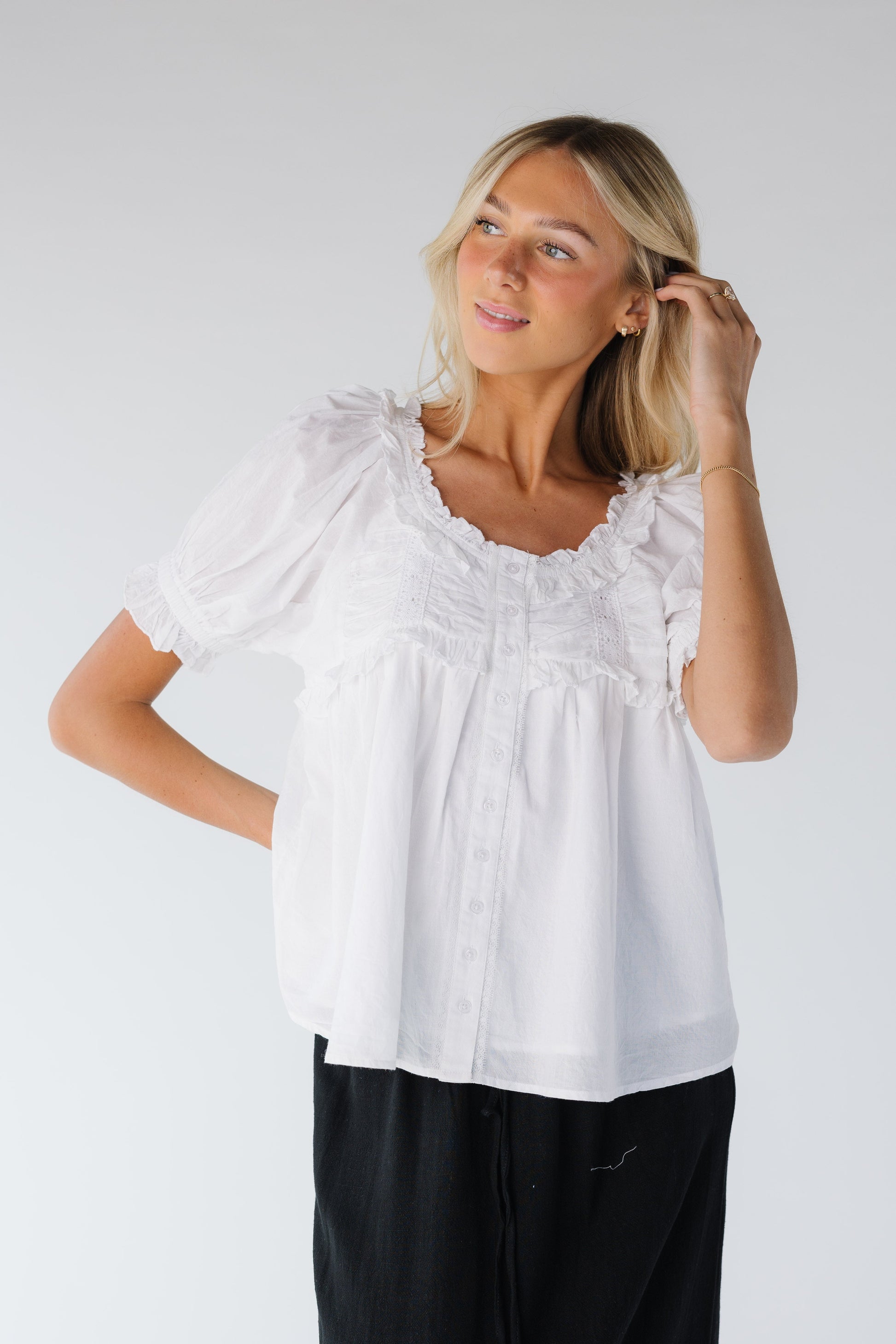 Citrus York Button Top WOMEN'S TOP Citrus 
