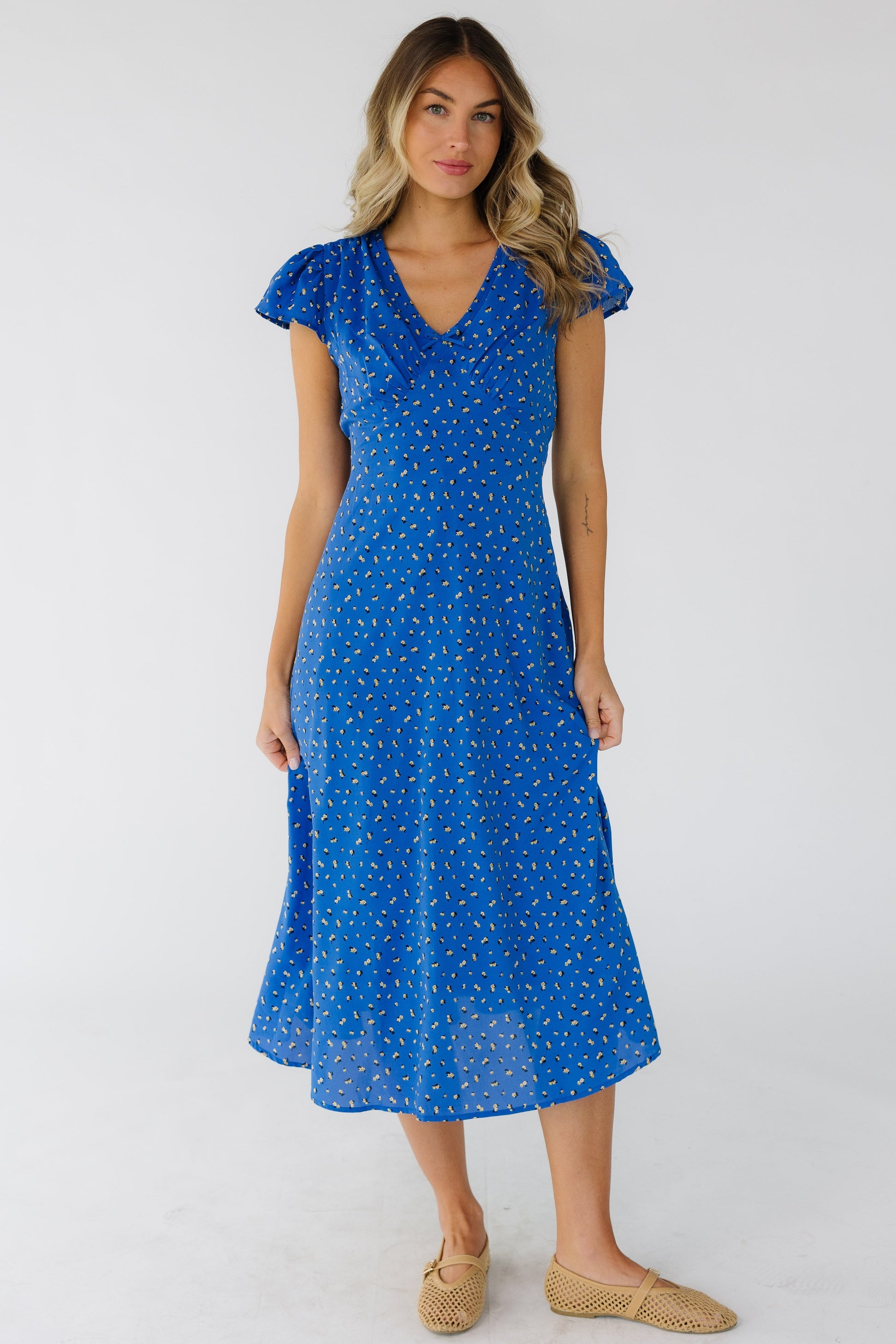 Brass & Roe The Lauren Midi Dress WOMEN'S DRESS Brass & Roe 