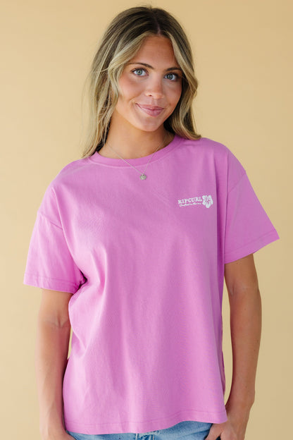 Rip Curl Surf Puff Party Pack Relaxed in pink for women and teenage girls.