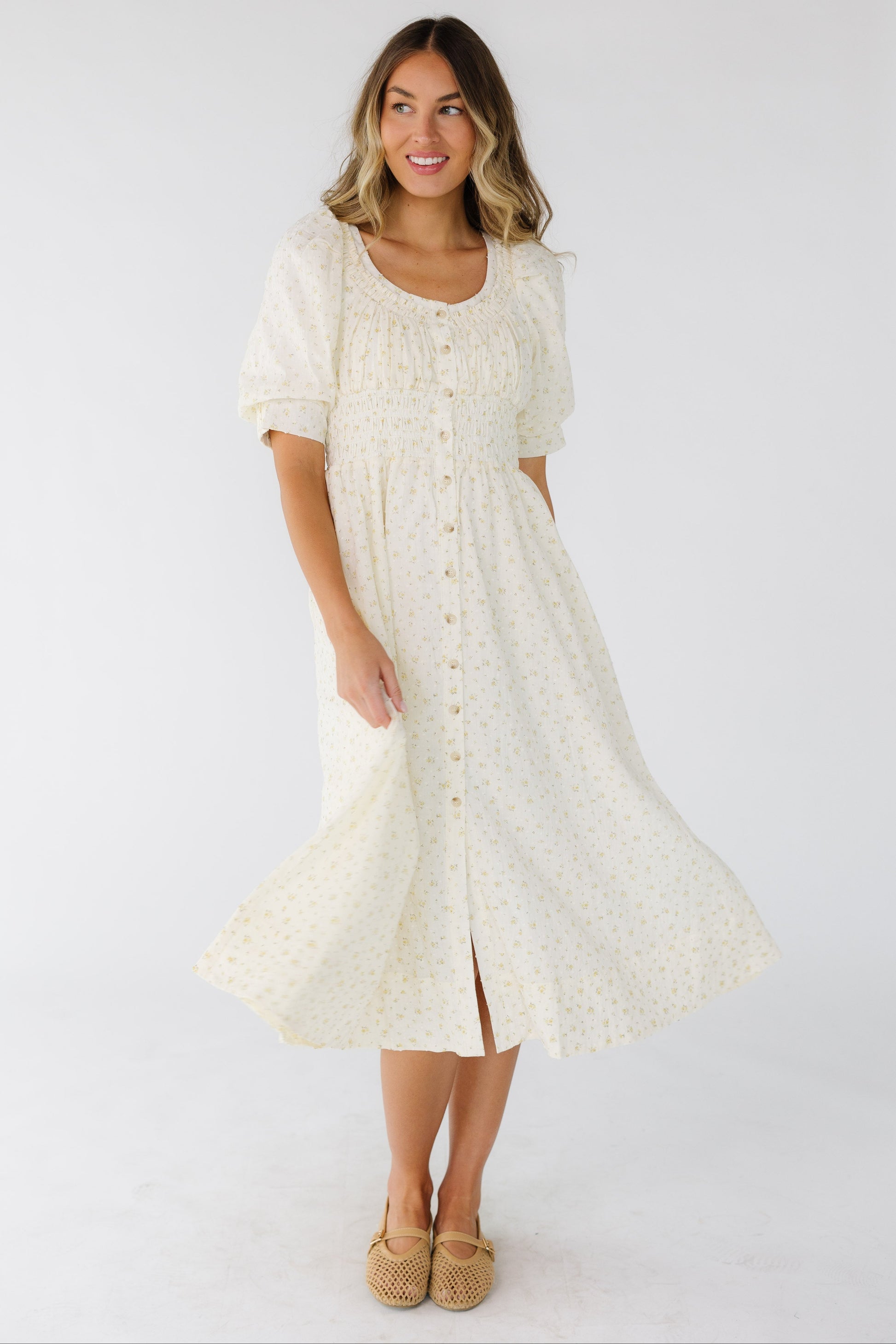 Brass & Roe Modest Nora Button Down Dress – Called to Surf