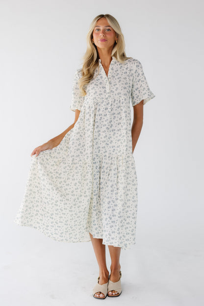 Brass & Roe Pondering Gauze Dress WOMEN'S DRESS brass & roe Cream XS 