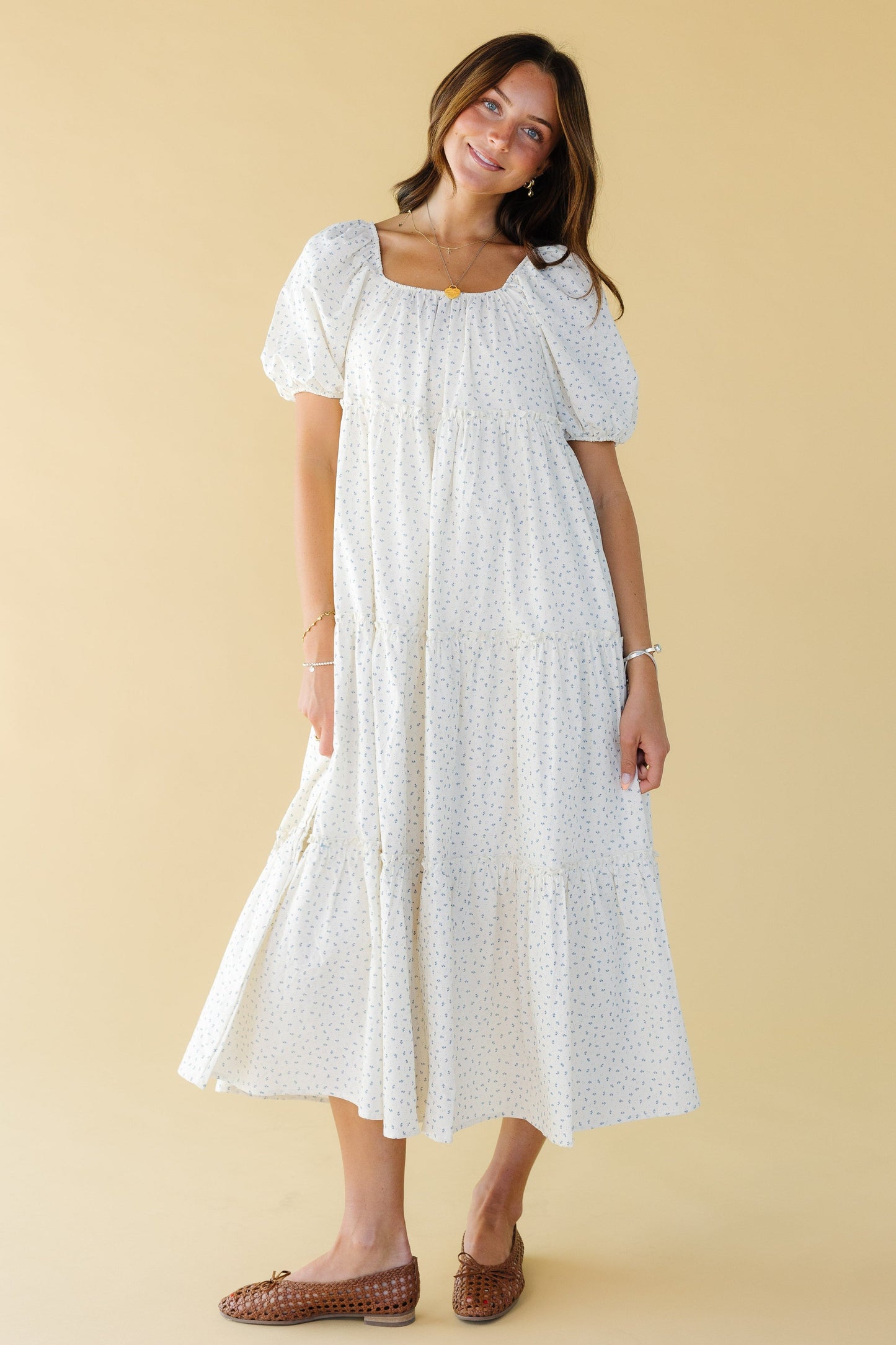 Brass & Roe Charity Tiered Dress WOMEN'S DRESS brass & roe 