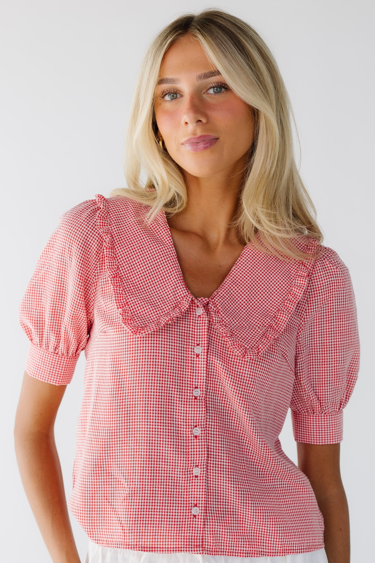 Brass & Roe Roe Collar Blouse WOMEN'S TOP brass & roe 